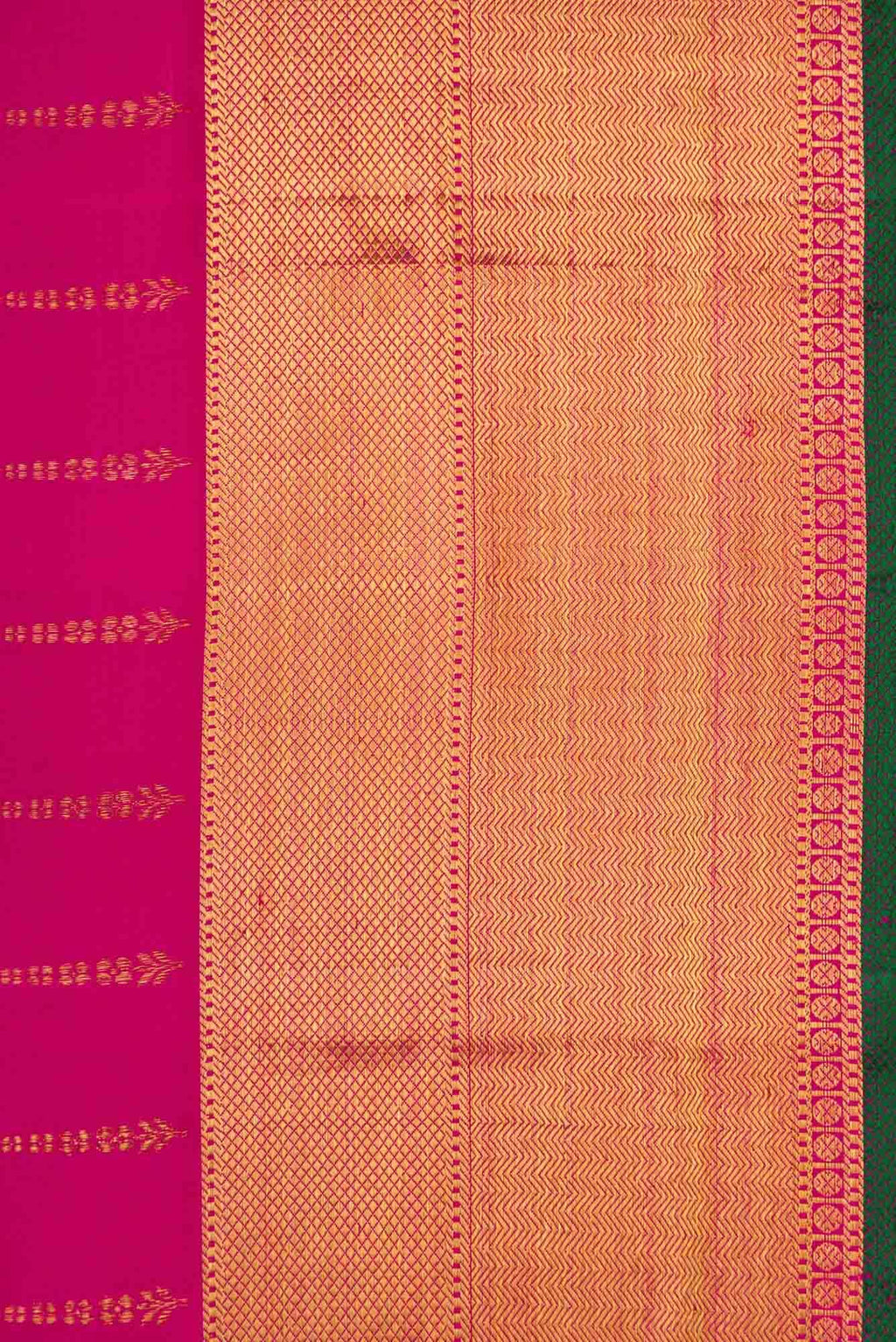Pink Dual Tone Kanjivaram Silk Saree