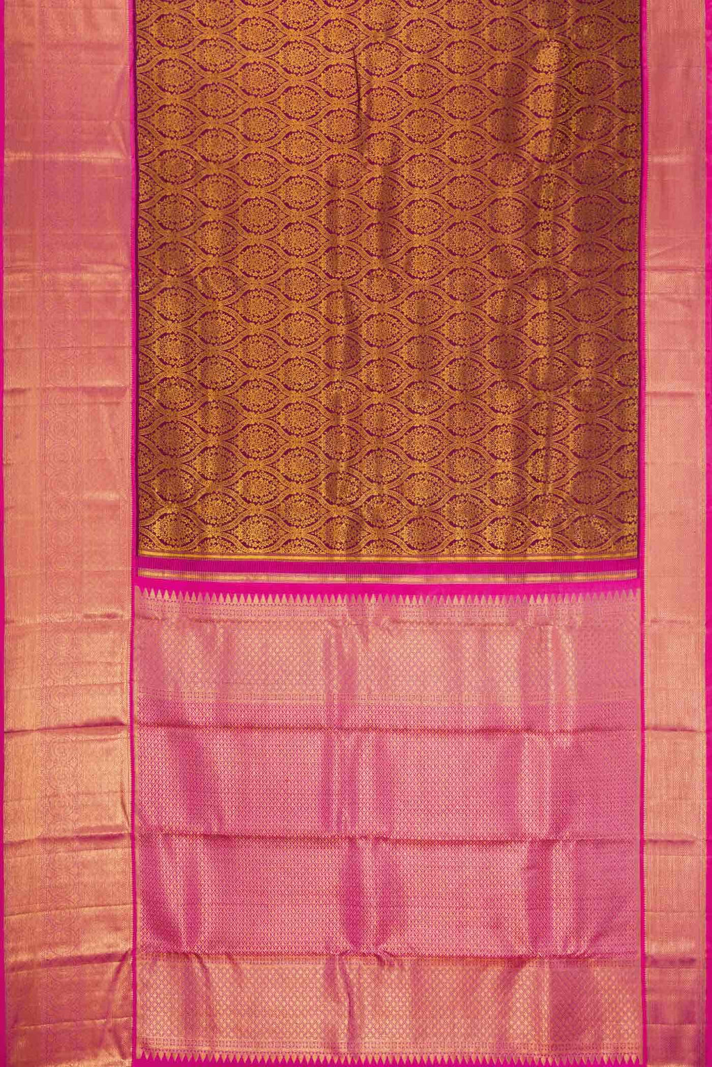 Green Dual Tone Kanchipuram Silk Saree