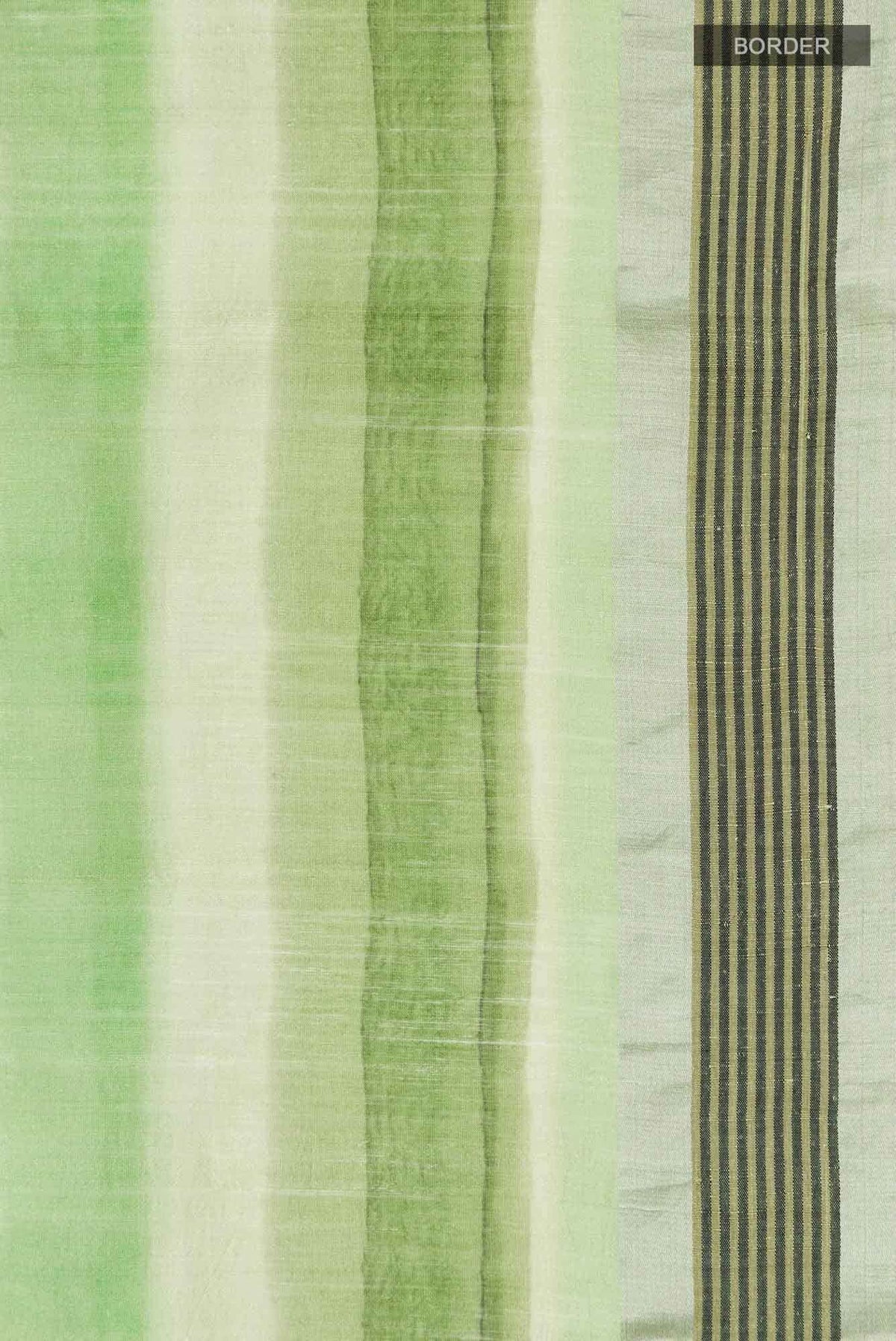 Green Bhagalpuri Tussar Silk Saree