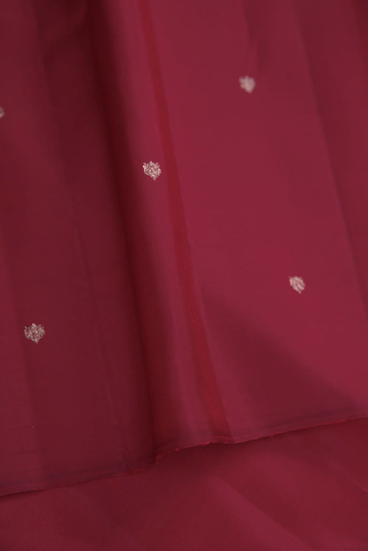 Maroon Dual Tone Kanchipuram Silk Saree