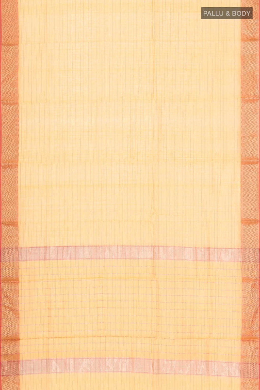 Yellow Chanderi Silk Saree