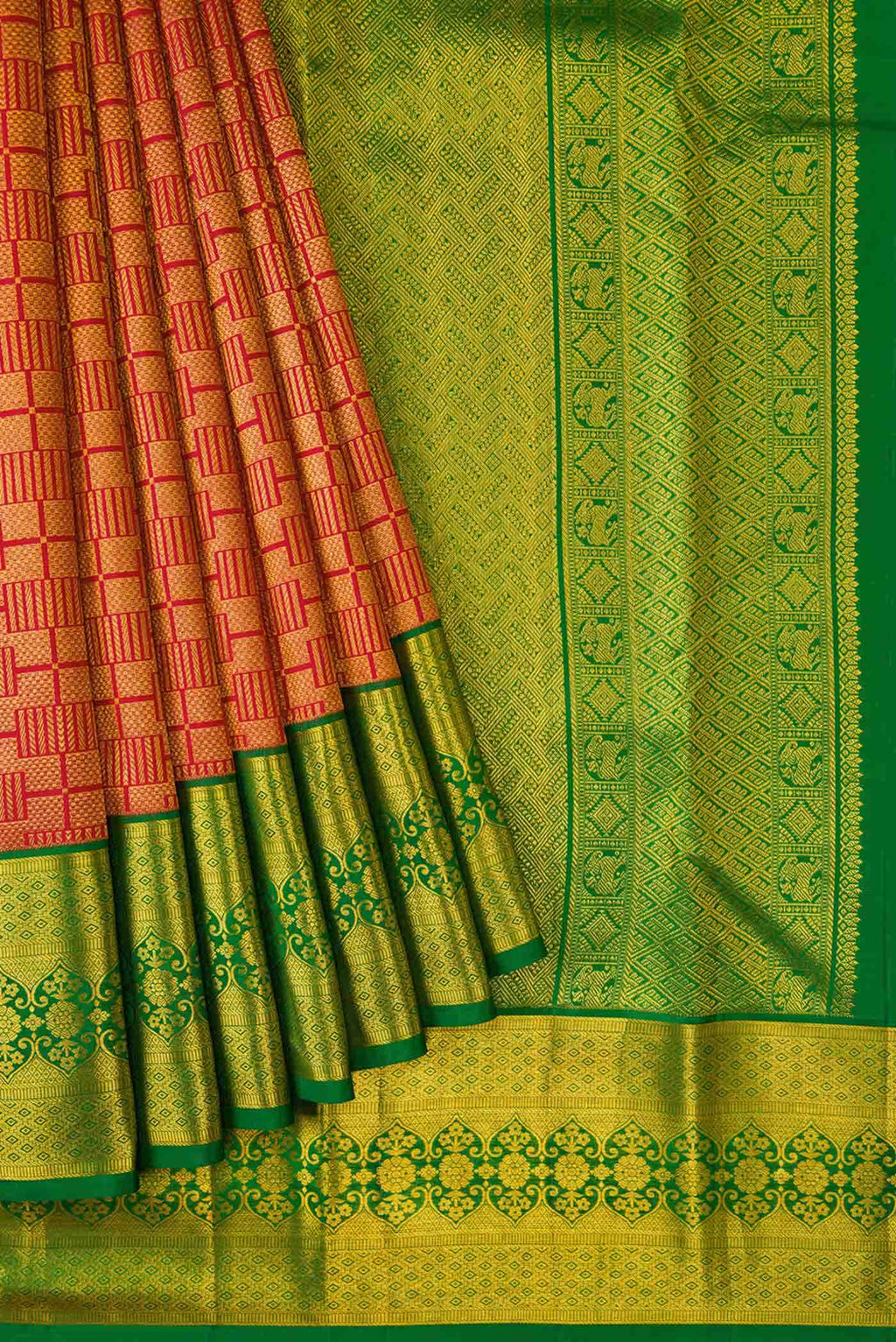 Red Kanjivaram Silk Saree