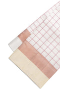 Off White Silk Dhoti With Angavastram (8X4) Muzham