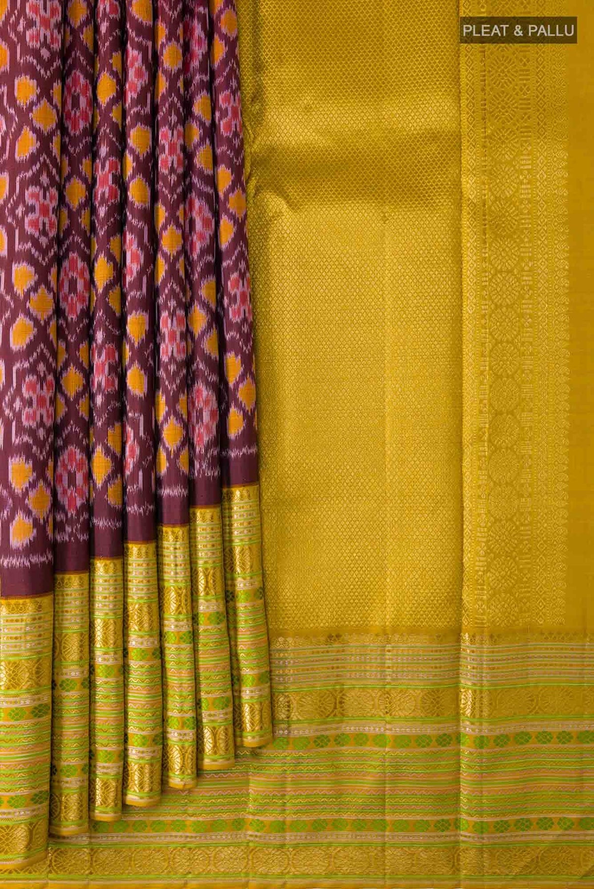 Pure Silk Pure Zari Coffee Brown Kanjivaram Saree