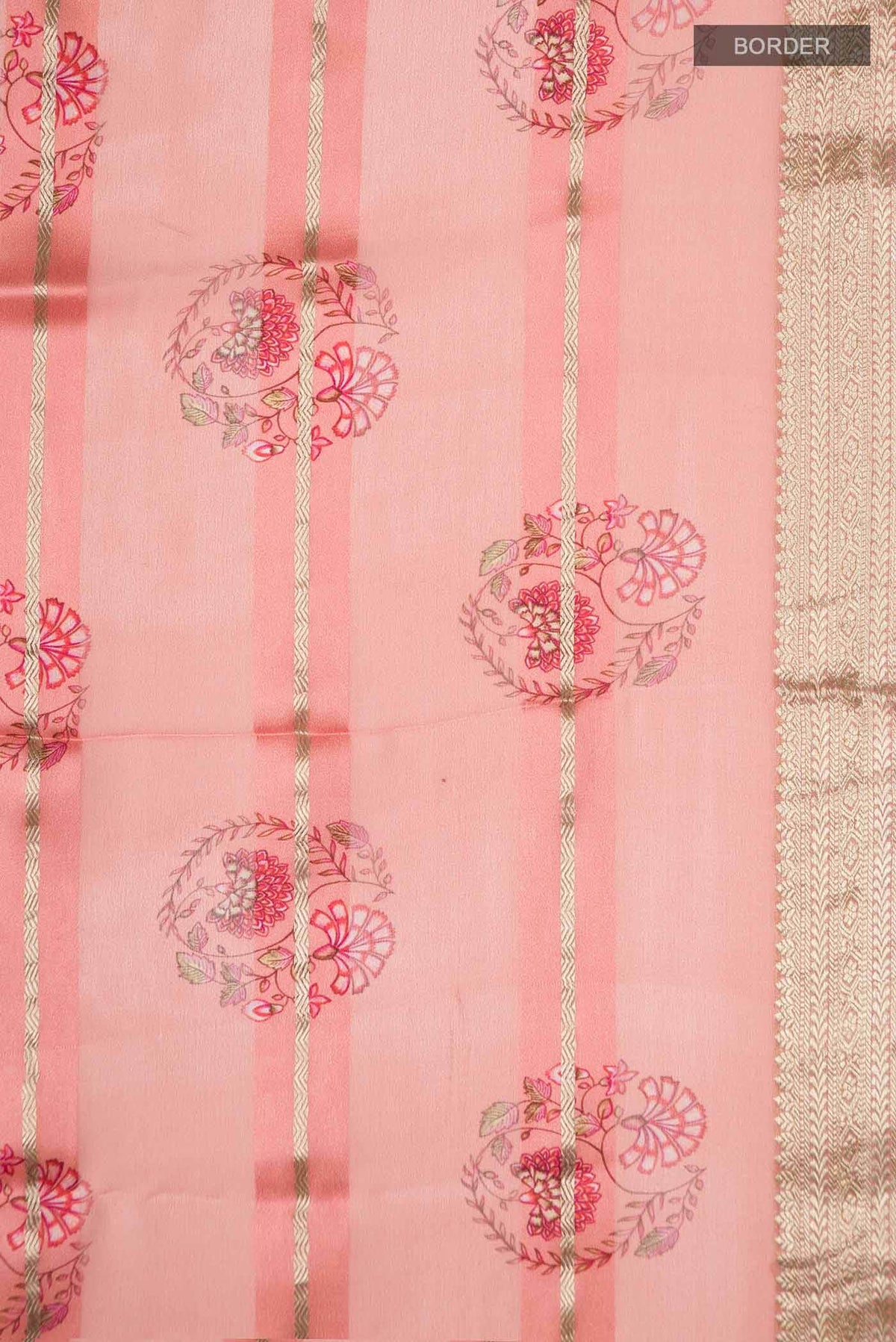 Coral Mysore Georgette Saree