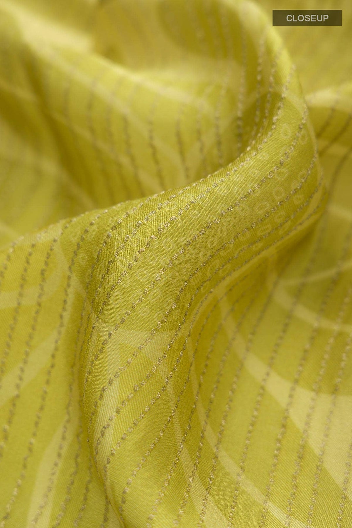 Green Crepe Saree