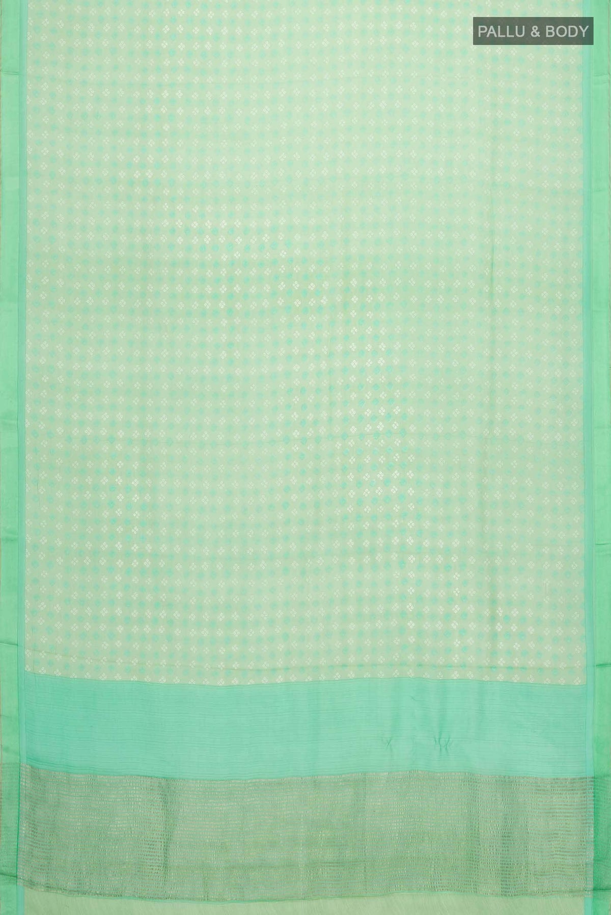 Green Mysore Chiffon Saree
