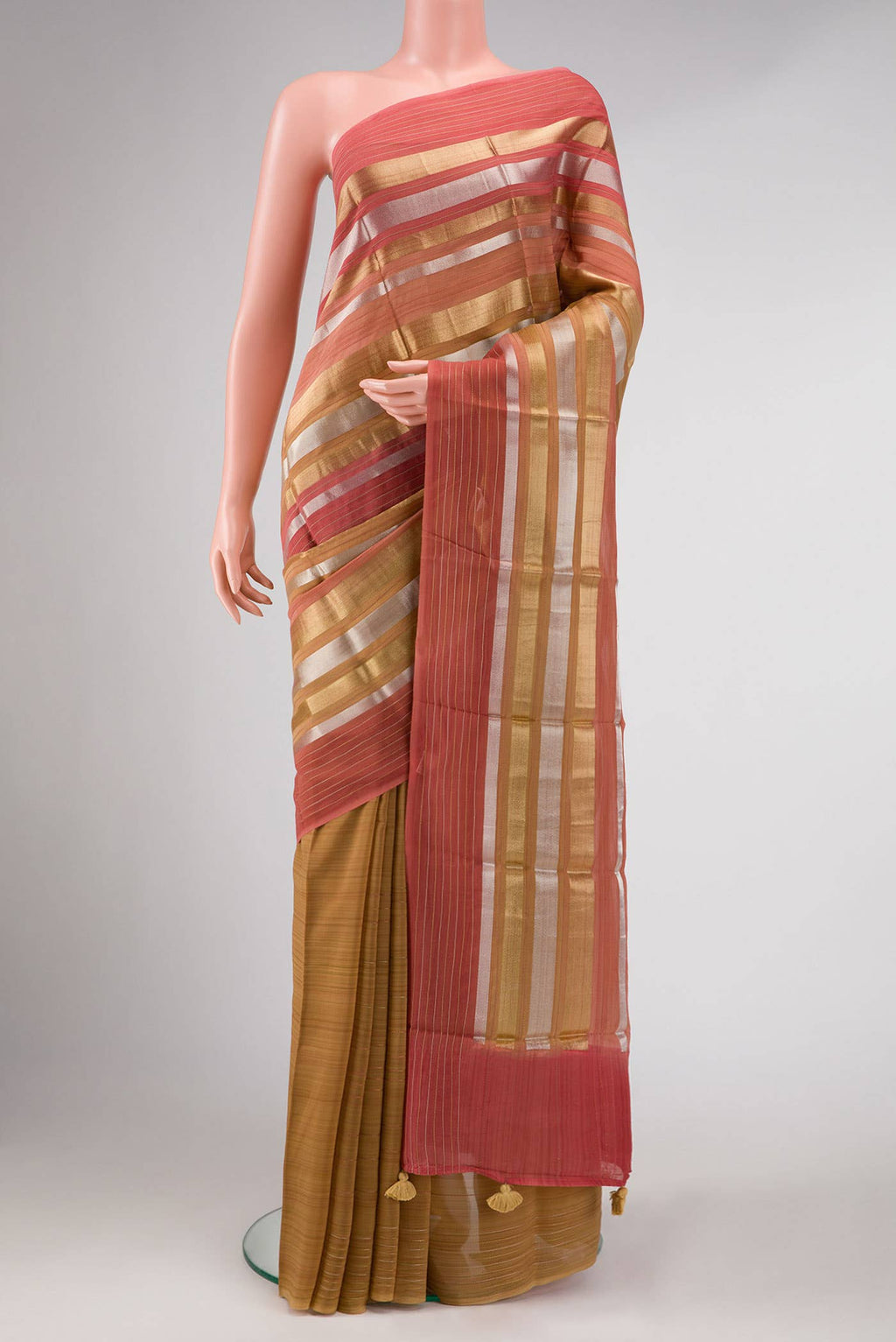 Multi Mysore Georgette Saree