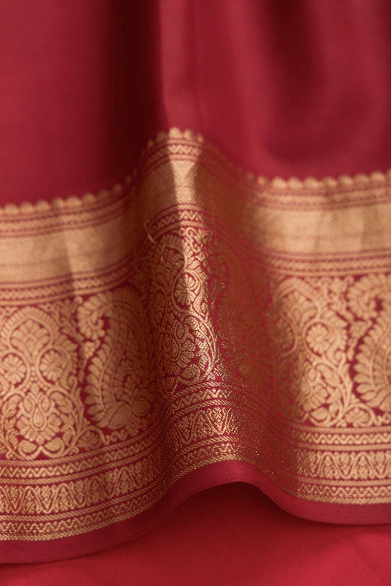 Grey Dual Tone Kanchipuram Silk Saree