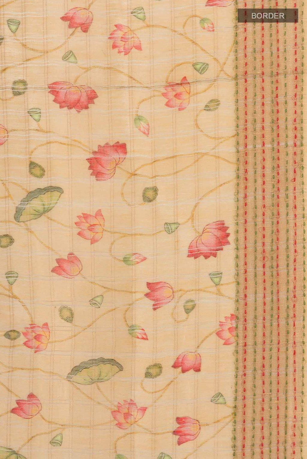 Sandal Linen Saree