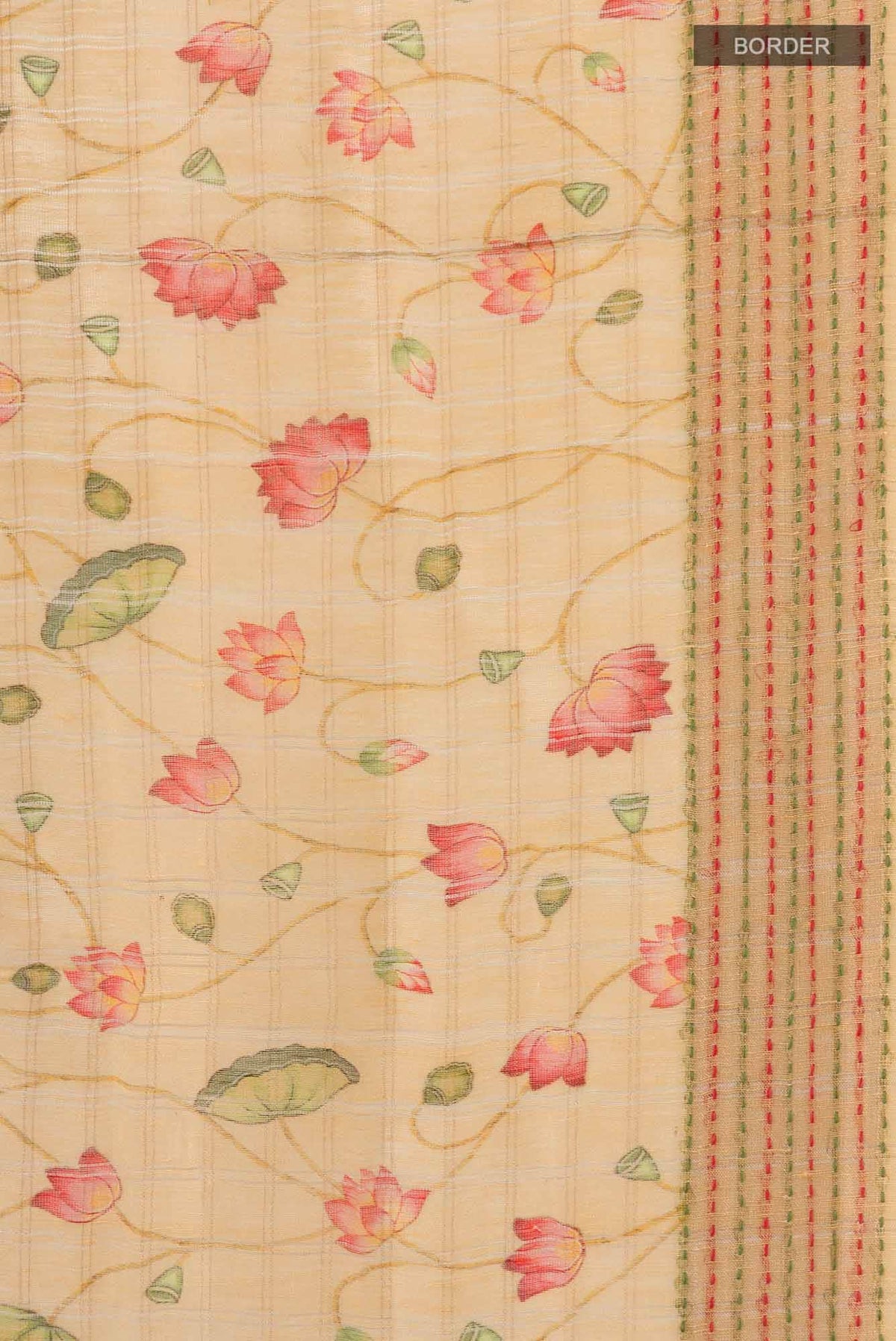 Sandal Linen Saree