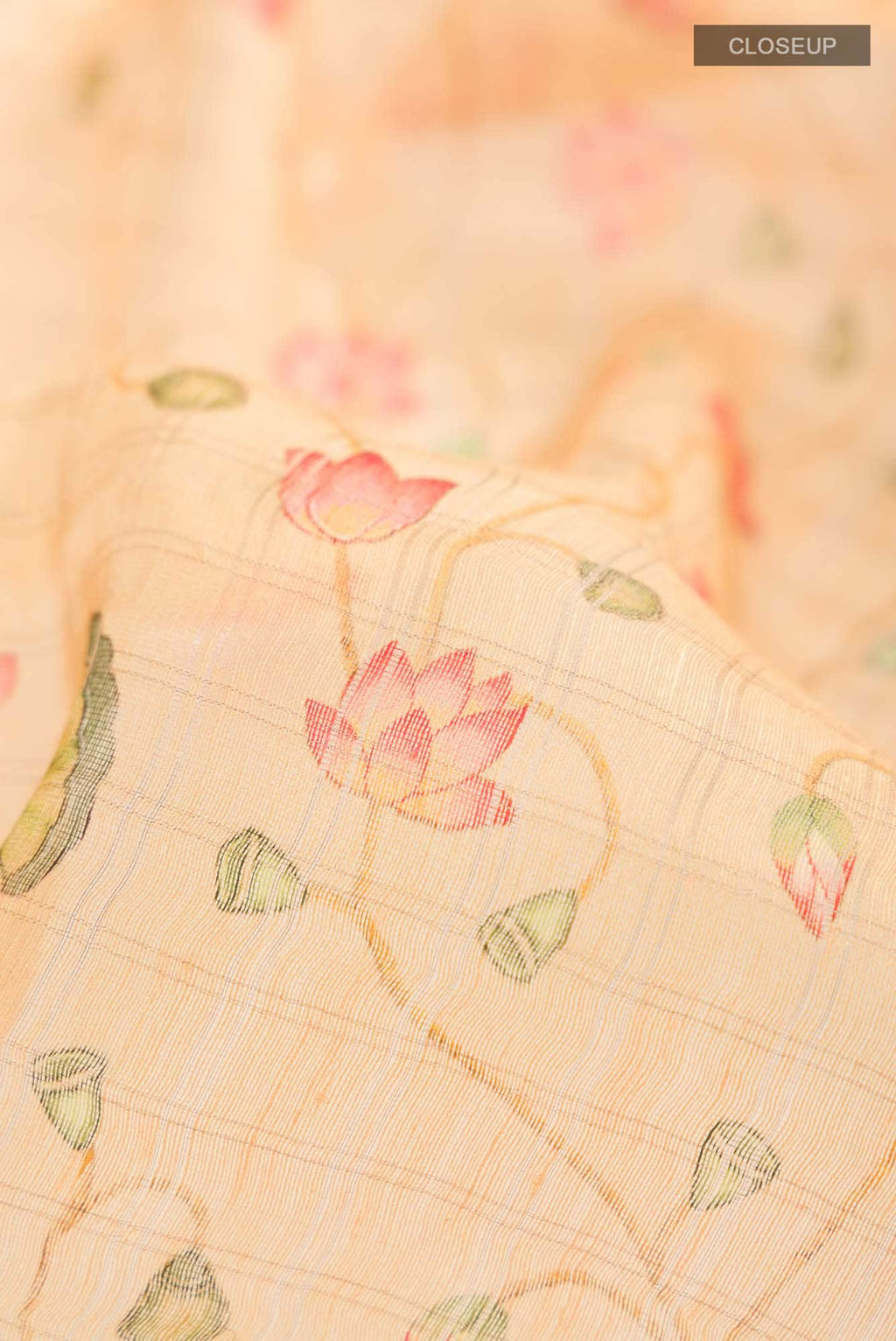 Sandal Linen Saree