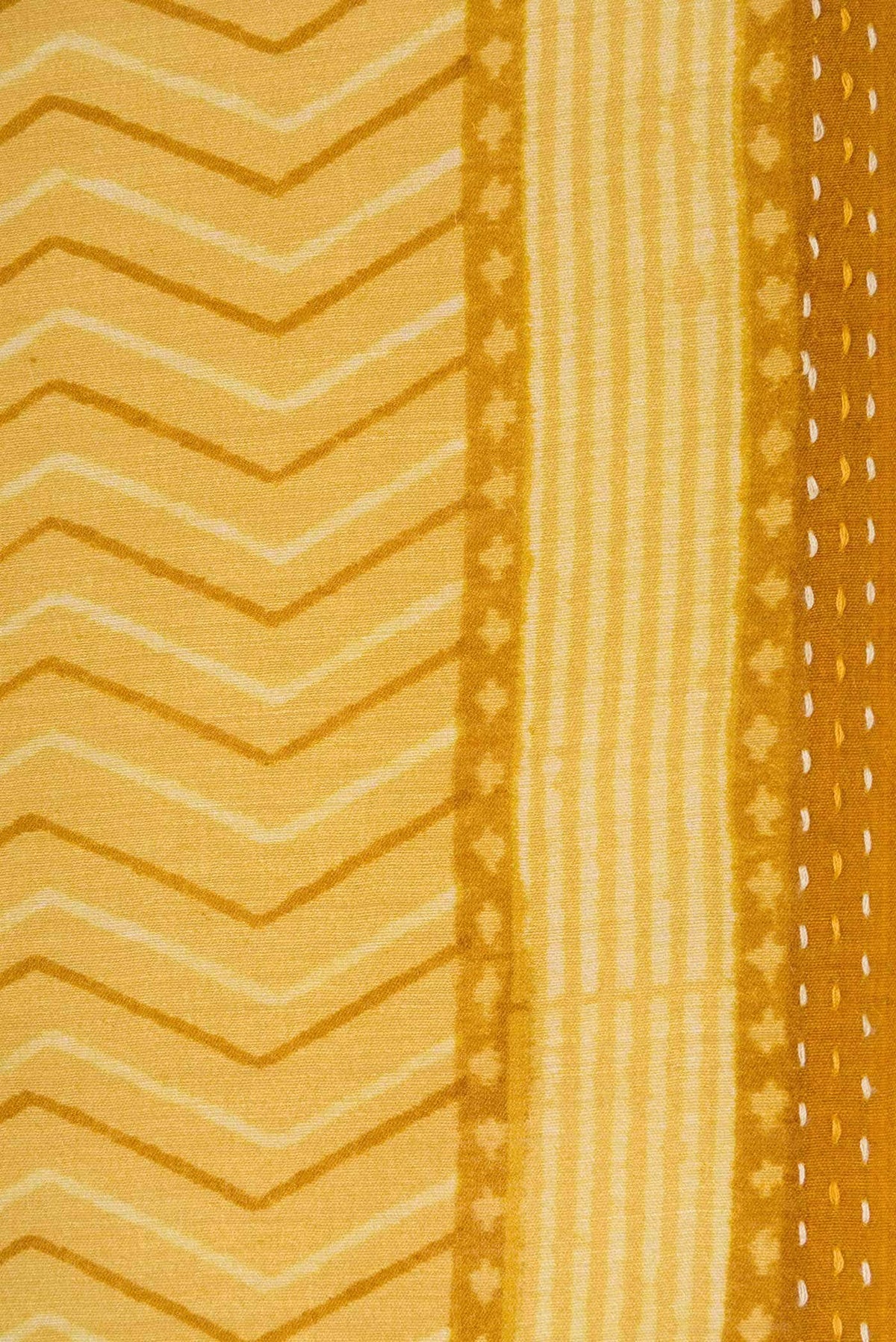 Mustard Dual Tone Tussar Silk Saree