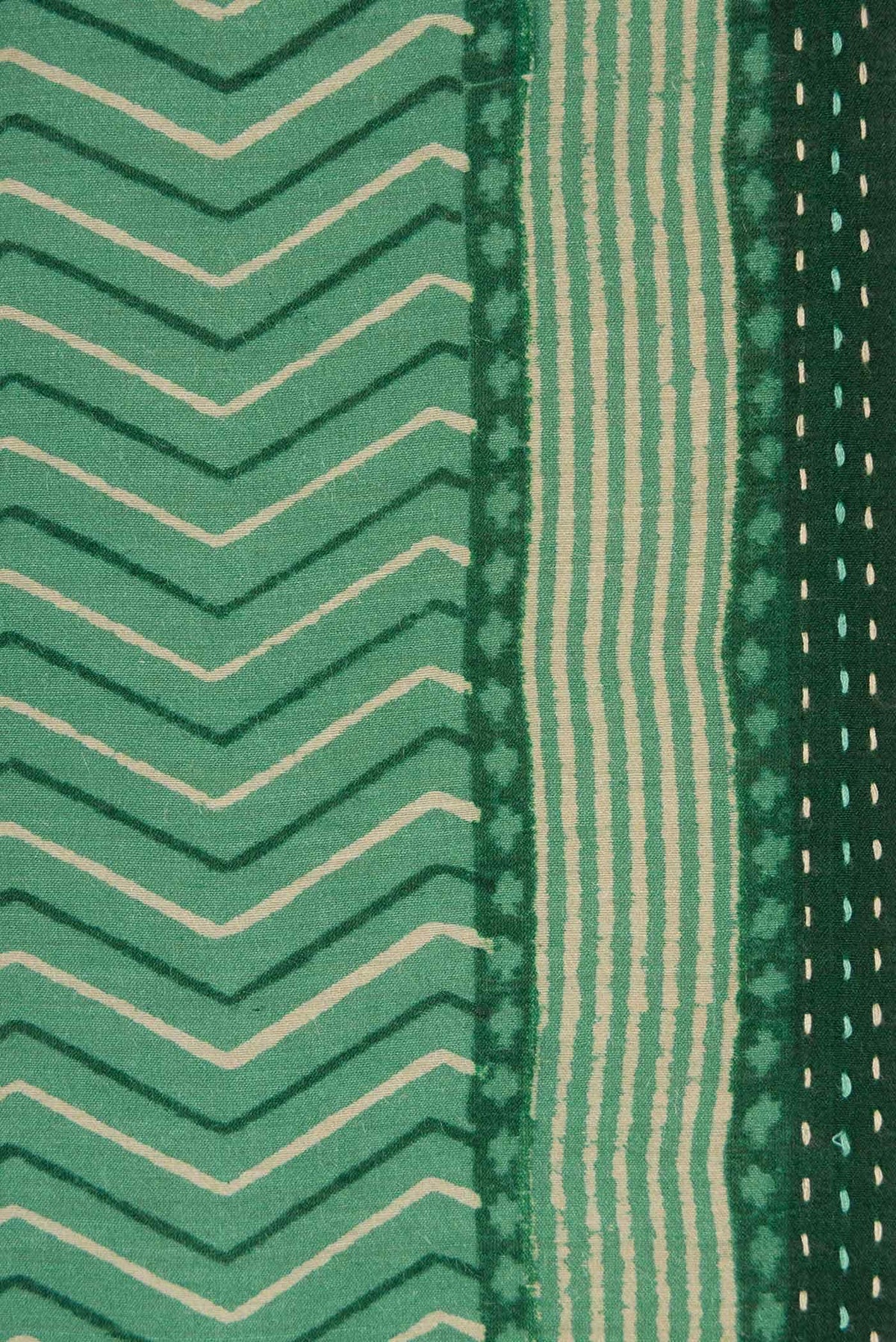Green Tussar Silk Saree