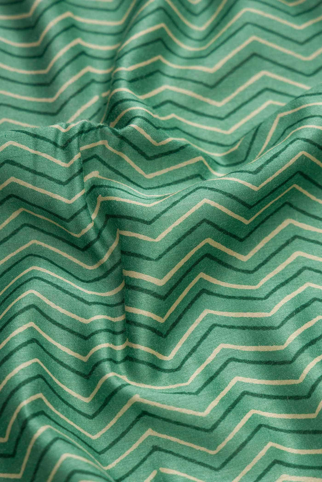 Green Tussar Silk Saree