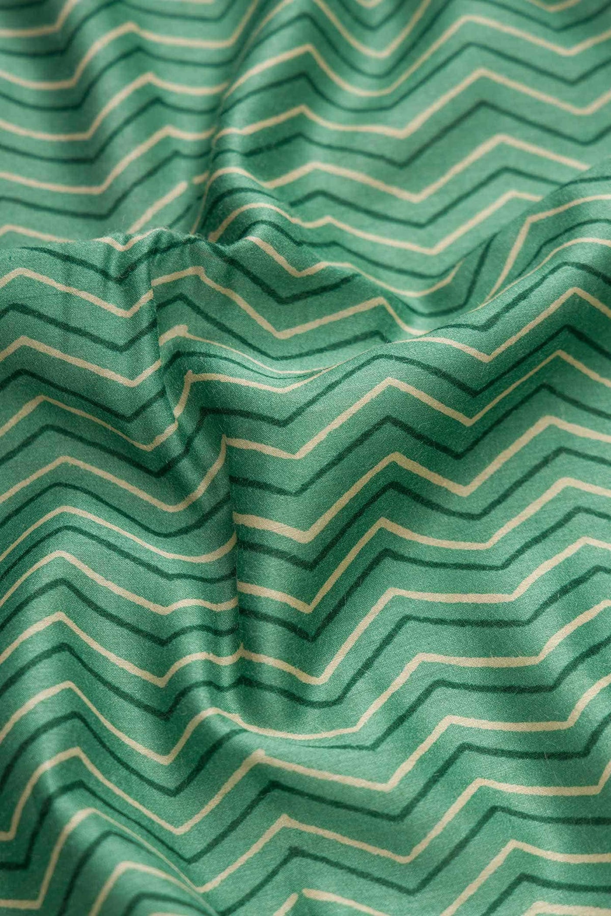 Green Tussar Silk Saree