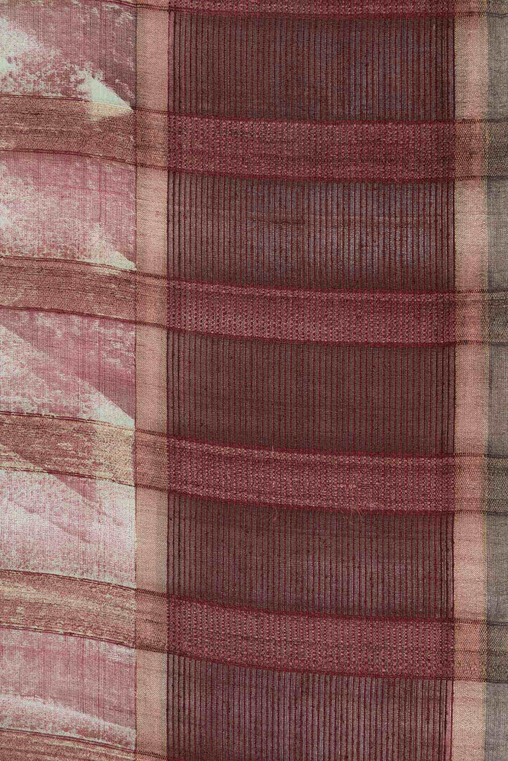 Coffee Brown Tussar Silk Saree