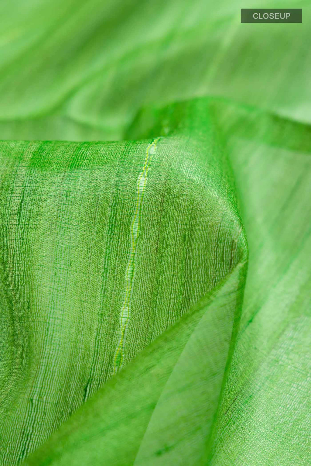 Green Tussar Silk Saree