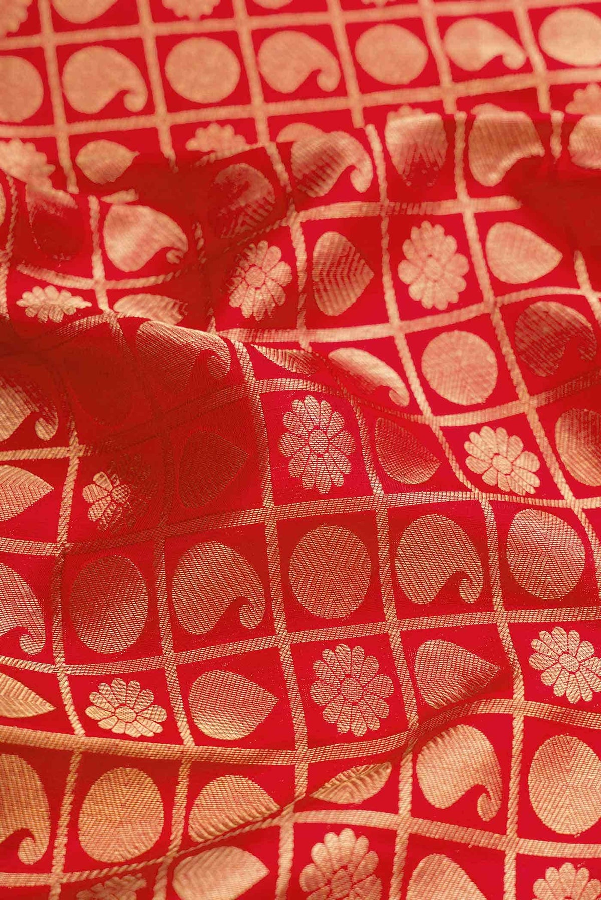 Red Kanchipuram Silk Saree