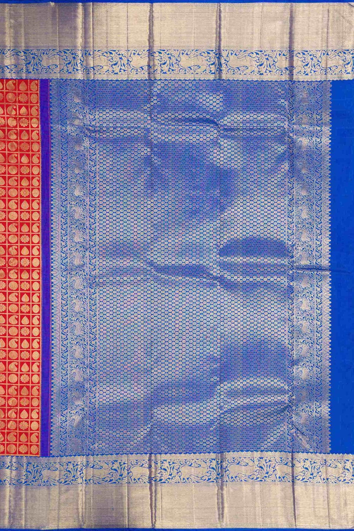 Red Kanchipuram Silk Saree