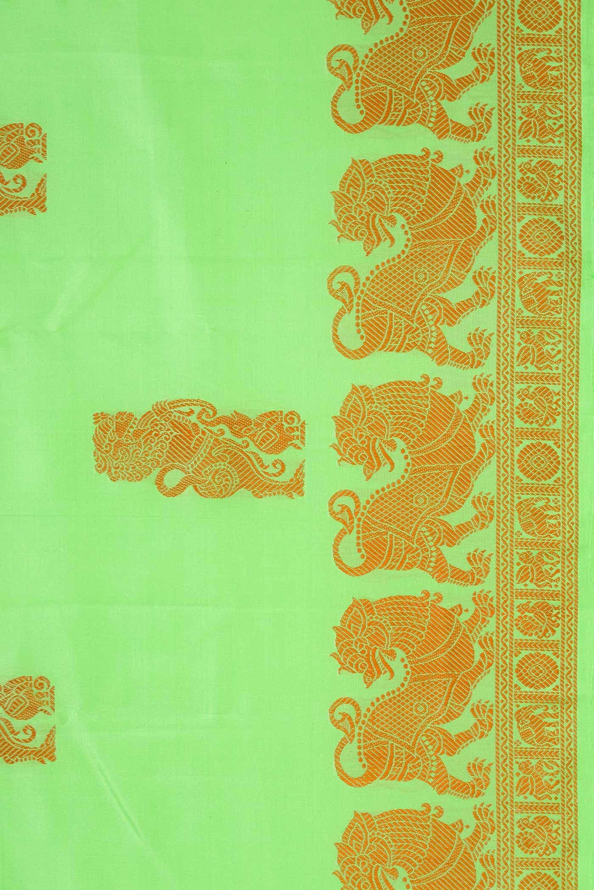 Sea Green Kanjivaram Silk Saree