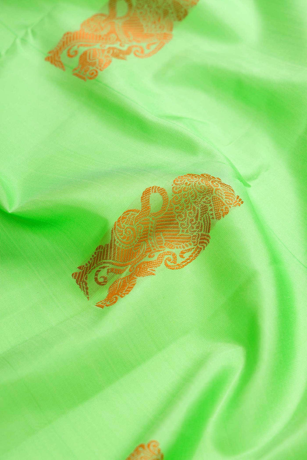 Sea Green Kanjivaram Silk Saree