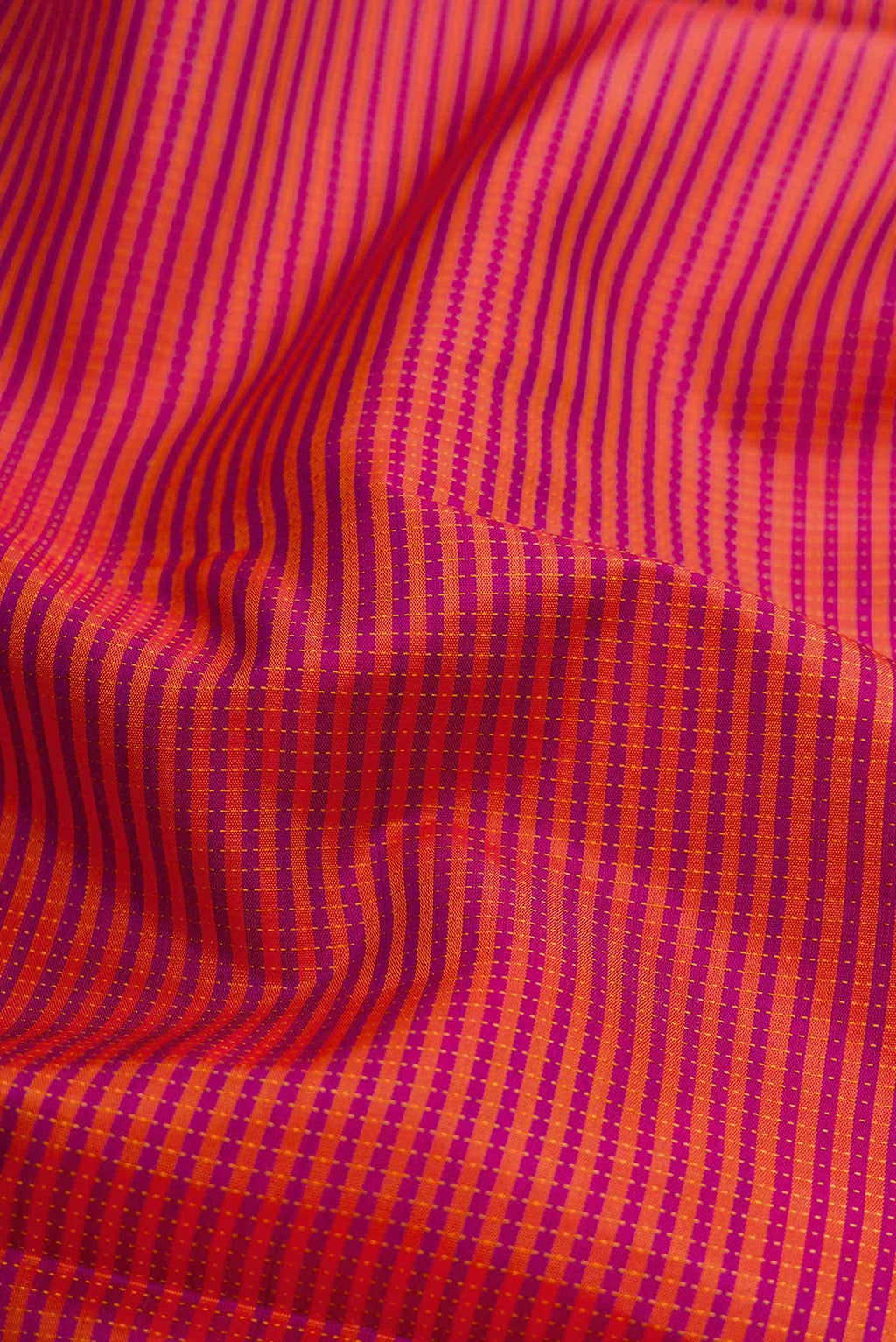 Pure Silk Pure Zari Mustard and Purple Dual Tone Kanjivaram Saree