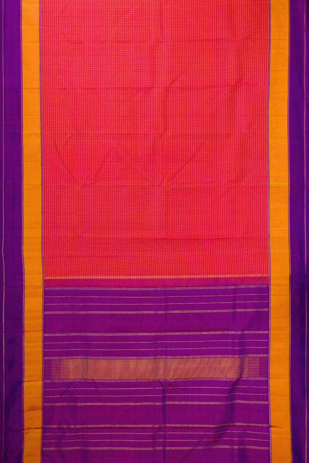 Pure Silk Pure Zari Multi Kanjivaram Saree