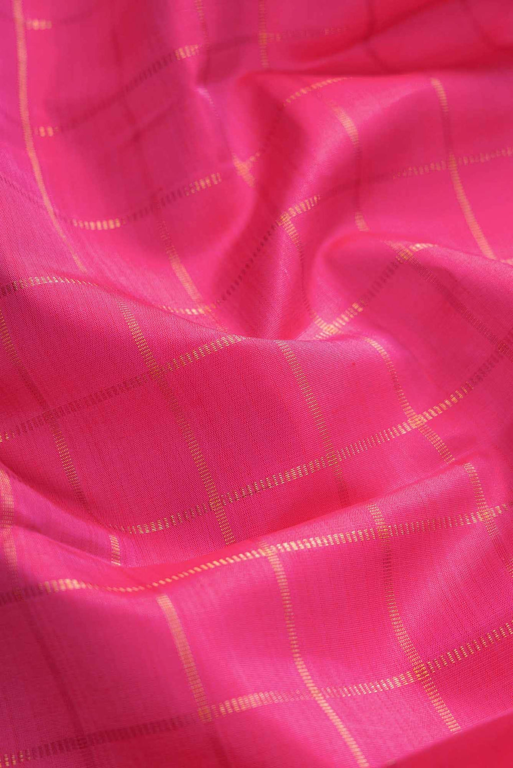 Pure Silk Pure Zari Pink Dual Tone Kanjivaram Saree