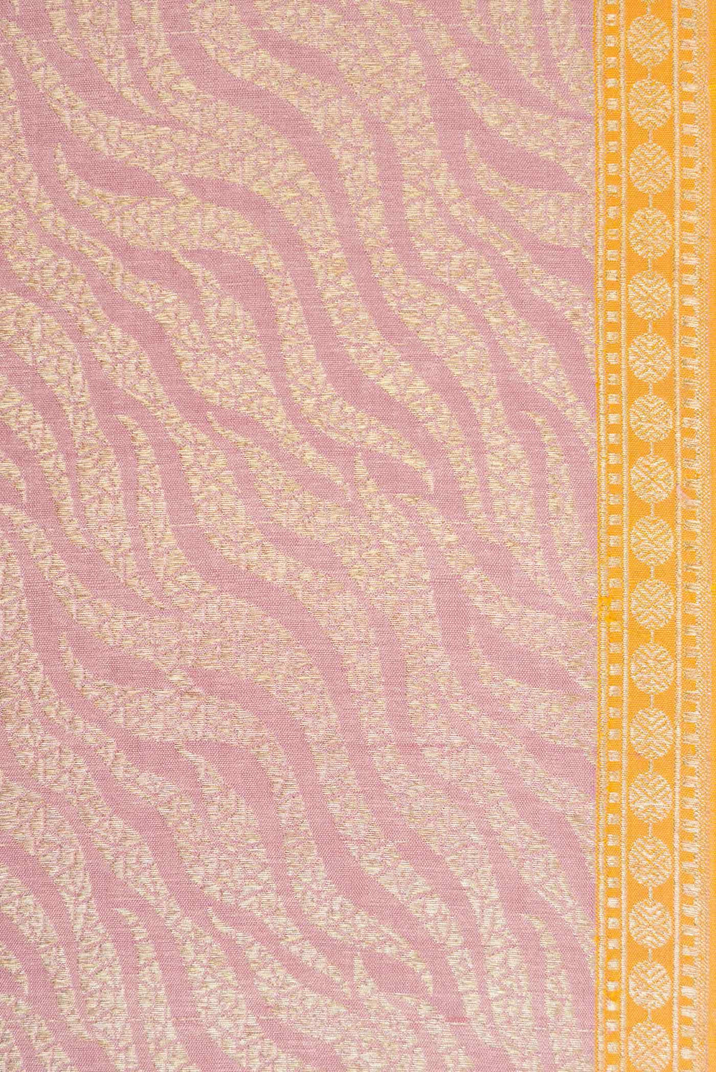 Pure Silk Pure Zari Mauve Banarasi Saree