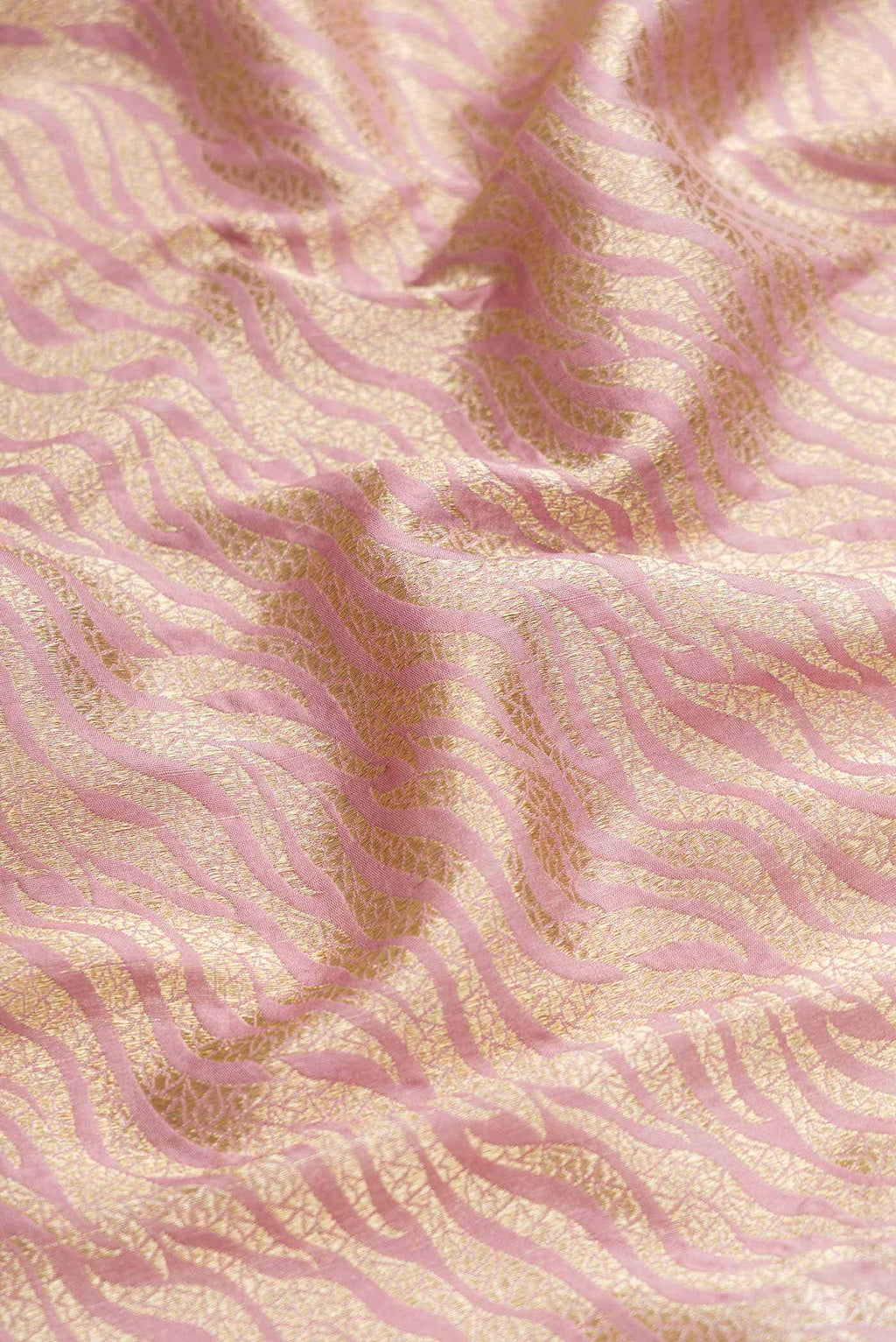 Pure Silk Pure Zari Mauve Banarasi Saree