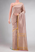 Pure Silk Pure Zari Mauve Banarasi Saree