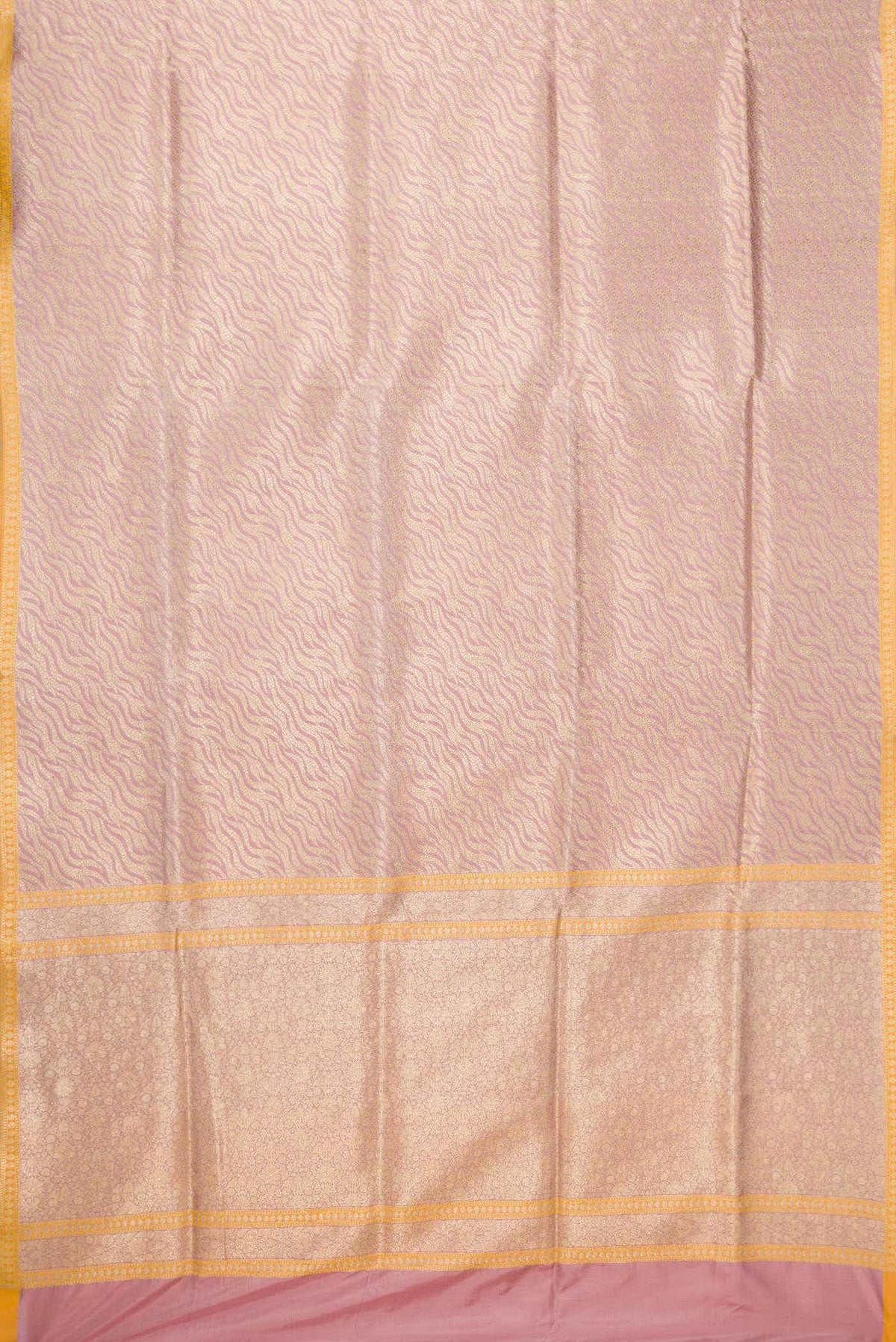 Pure Silk Pure Zari Mauve Banarasi Saree