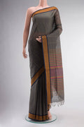 Grey Coimbatore Cotton Saree