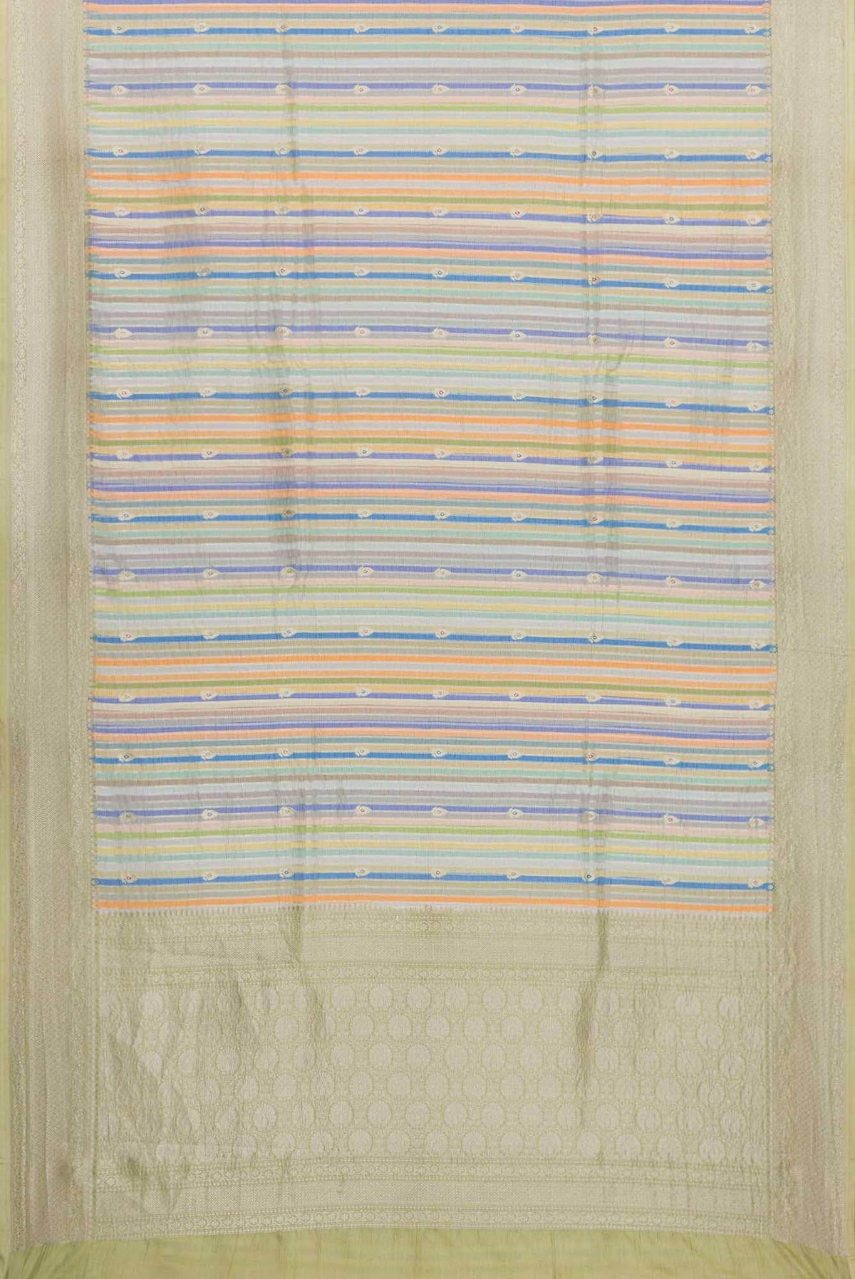 Multi Color Banarasi Silk Saree
