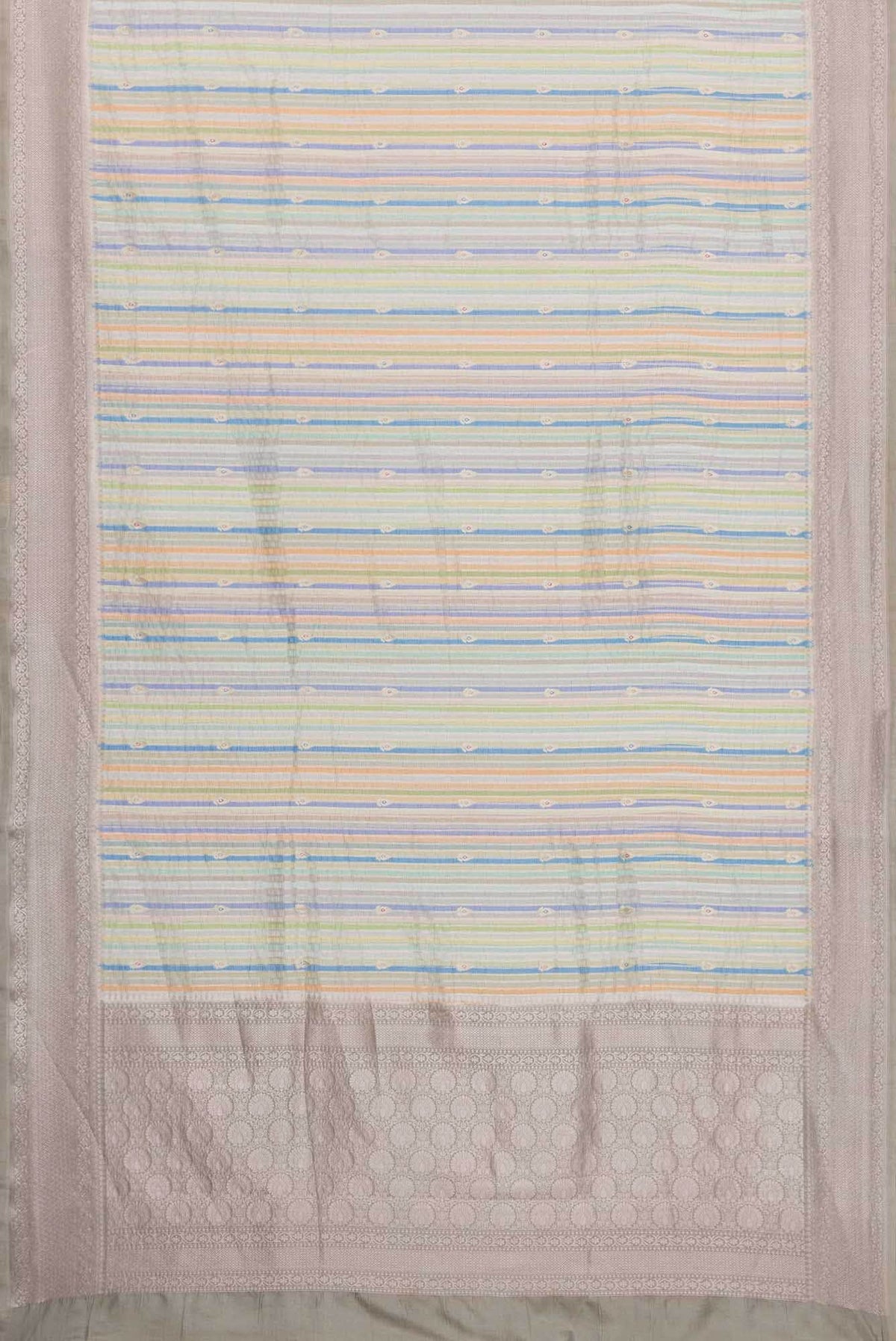 Multi Color Banarasi Silk Saree
