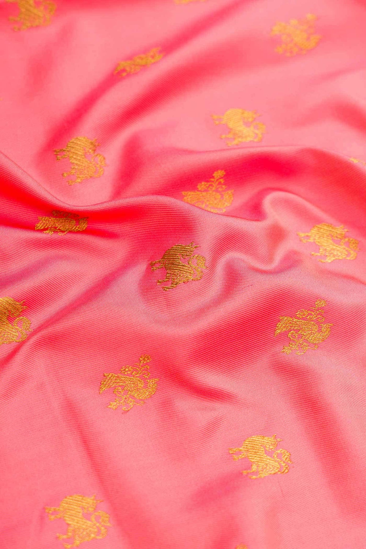 Peach Double Ikat Saree