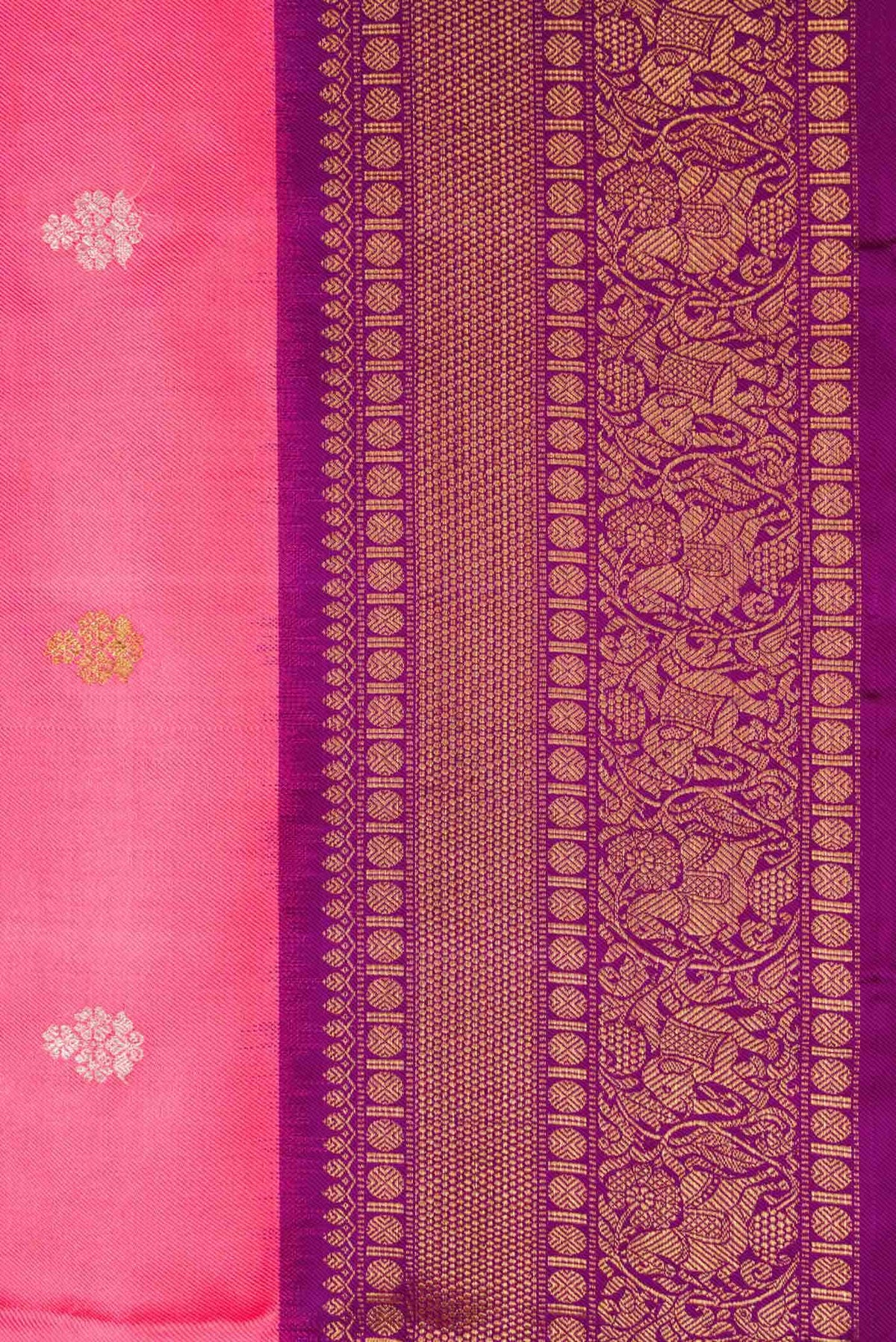 Pink Double Ikat Saree
