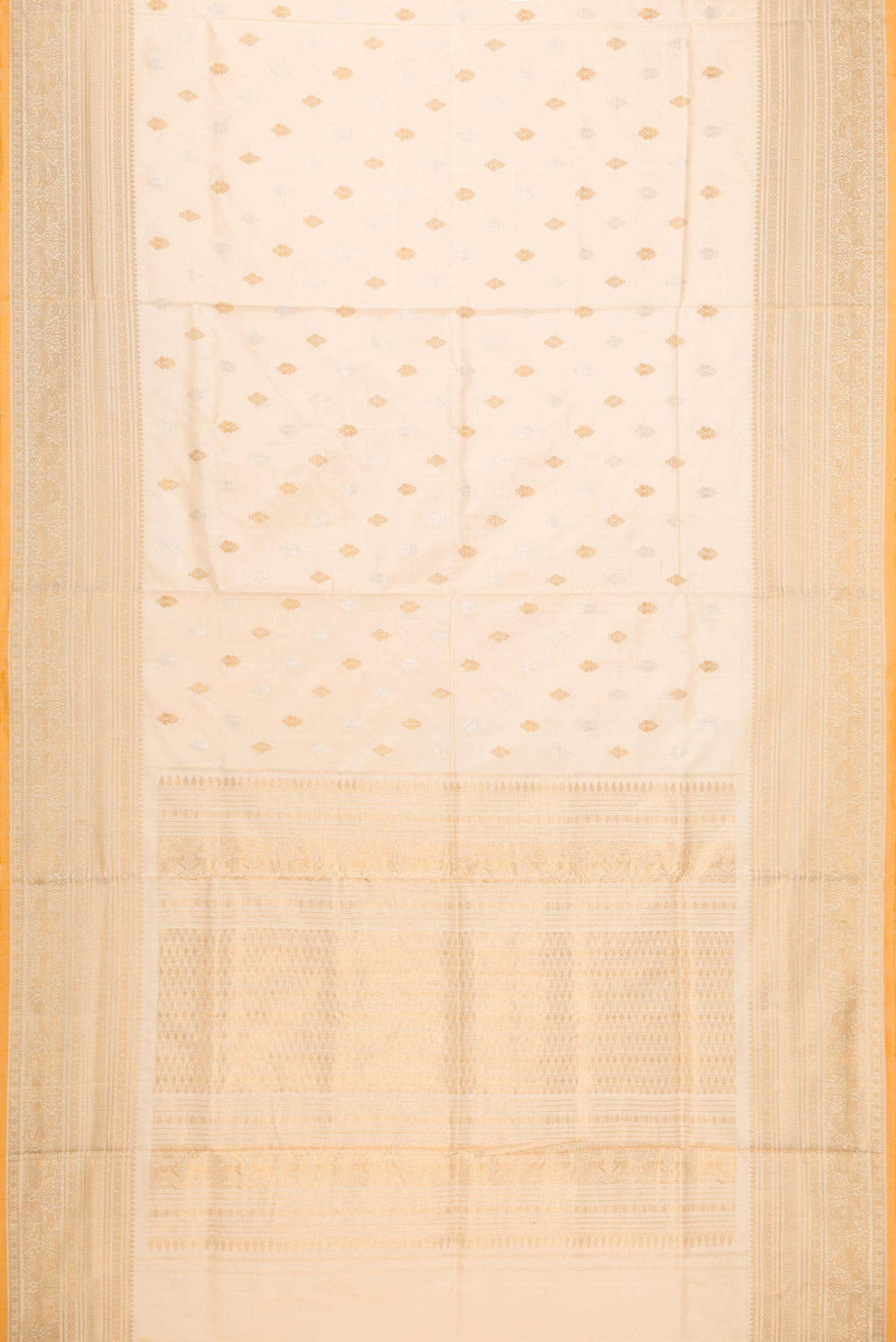 Sandal Double Ikat Saree
