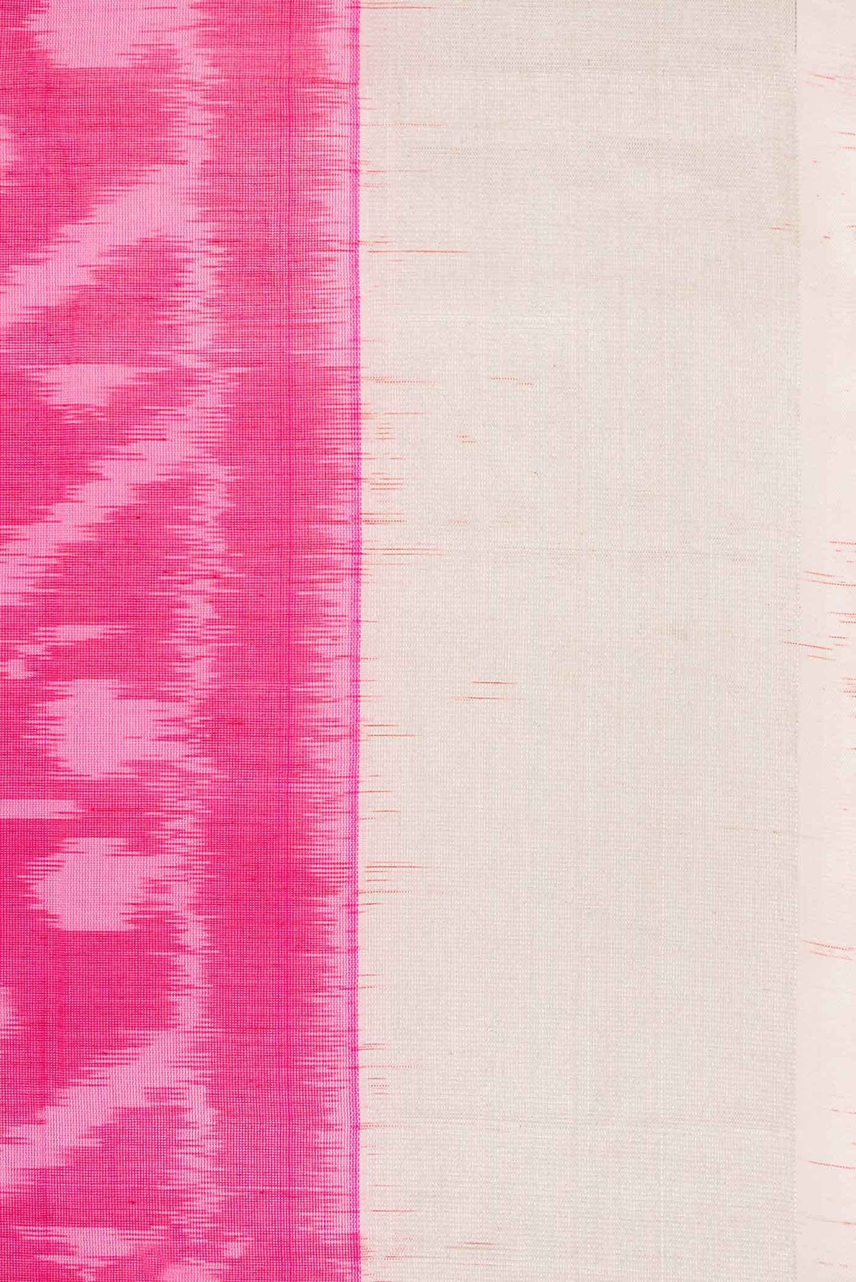 Pink Dual Tone Silk Cotton Saree