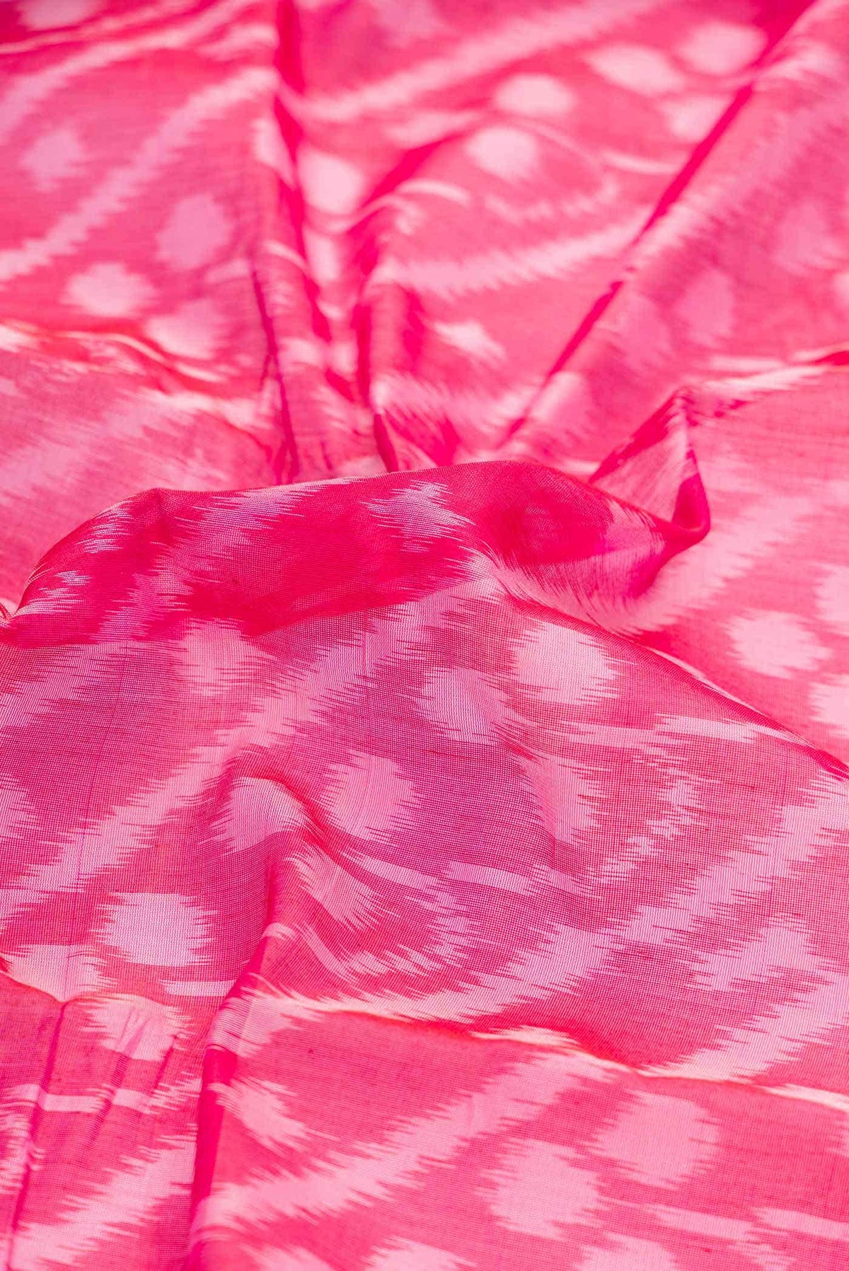 Pink Dual Tone Silk Cotton Saree