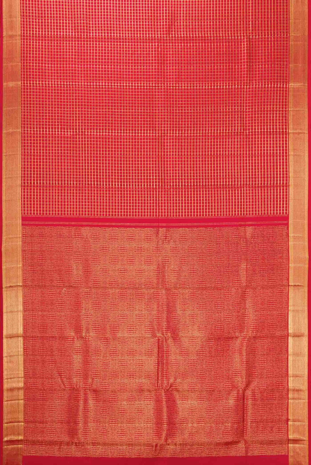 Imperial Red Kanchipuram Silk Saree