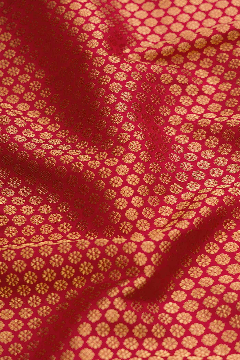 Maroon Kanchipuram Tissue Silk Saree