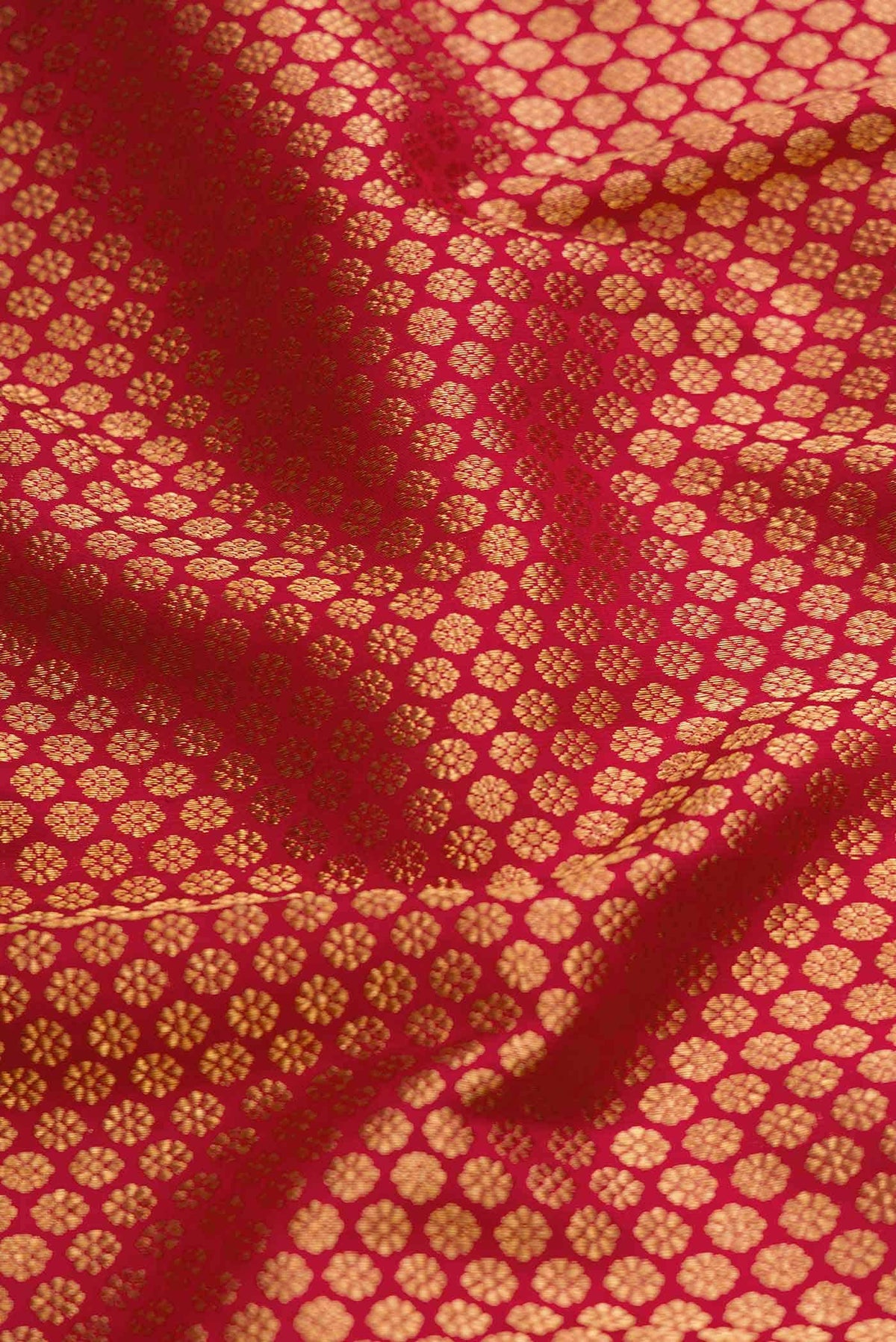 Maroon Kanchipuram Tissue Silk Saree