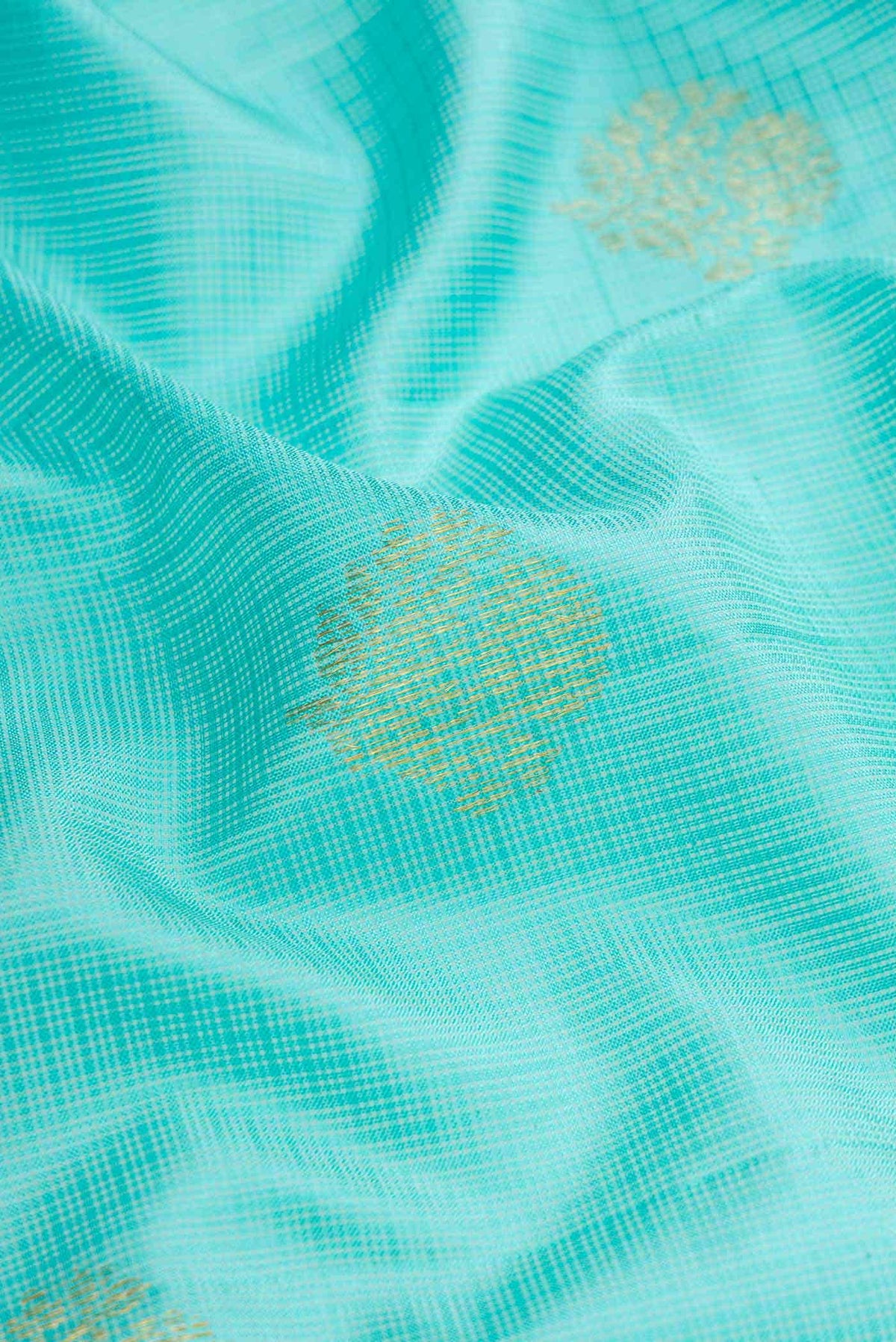 Sky Blue Kota Silk Saree