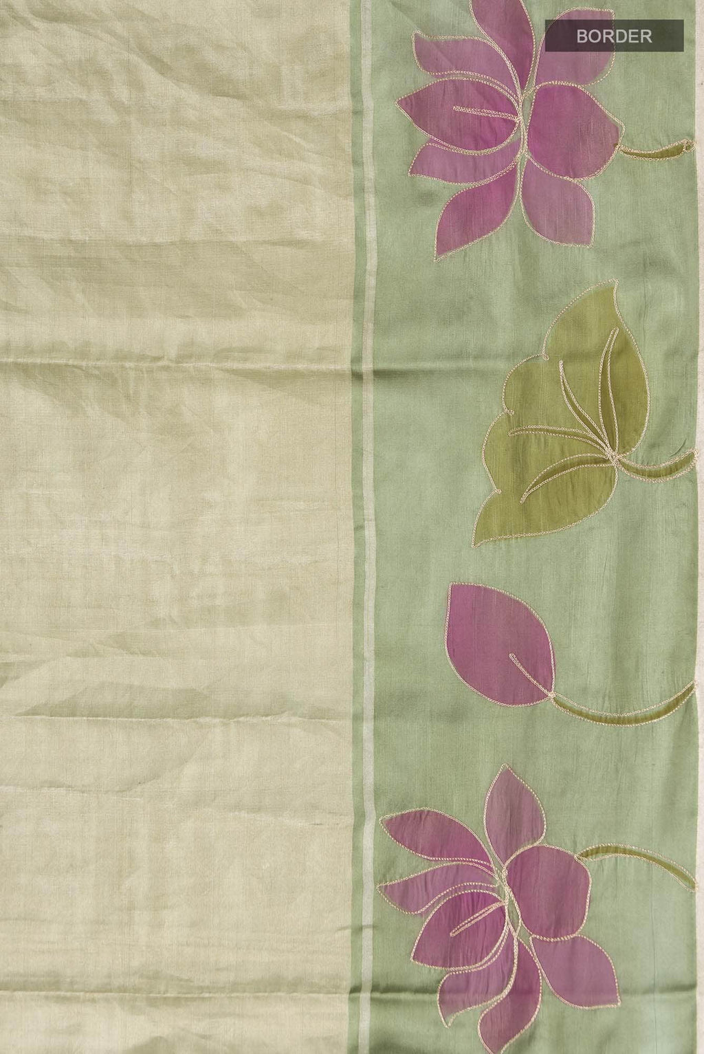 Sage Green Tissue Silk Saree