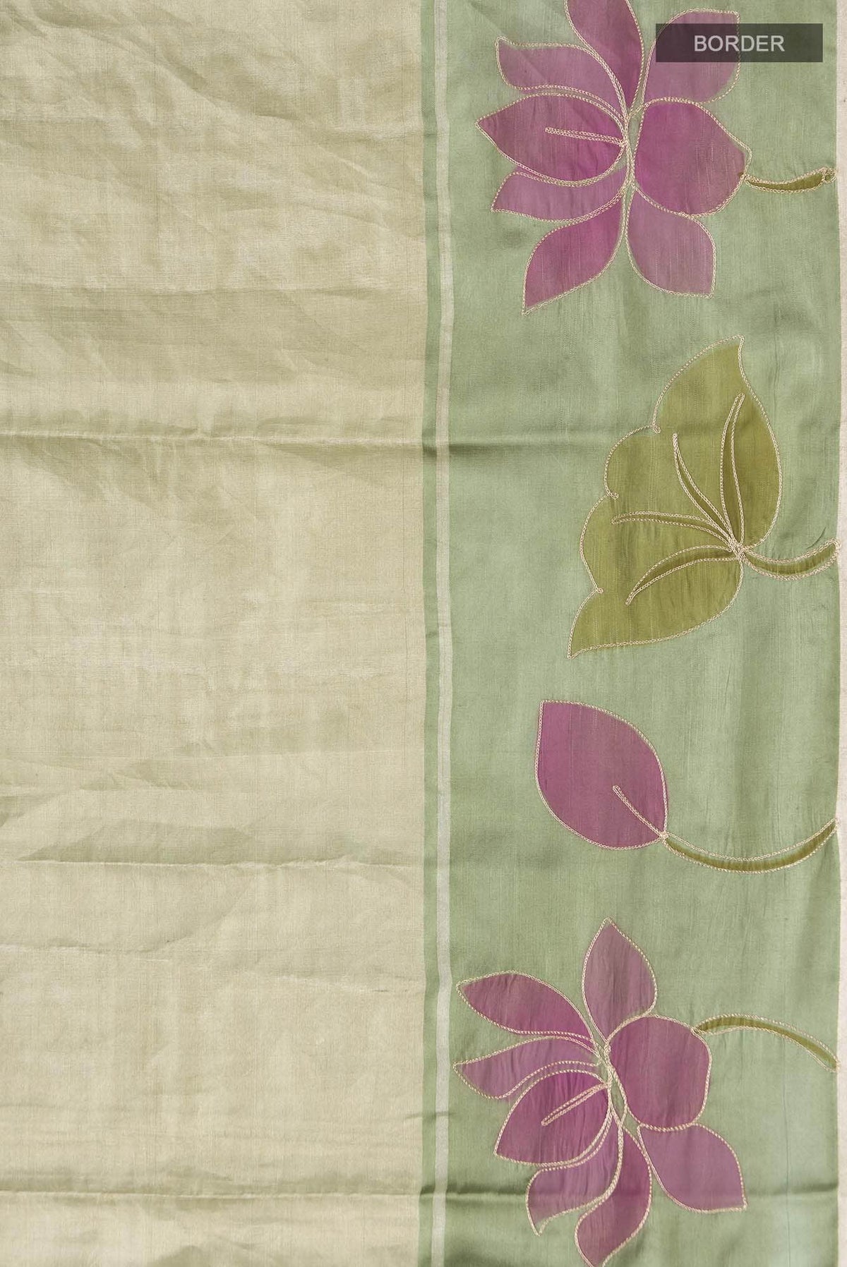 Sage Green Tissue Silk Saree