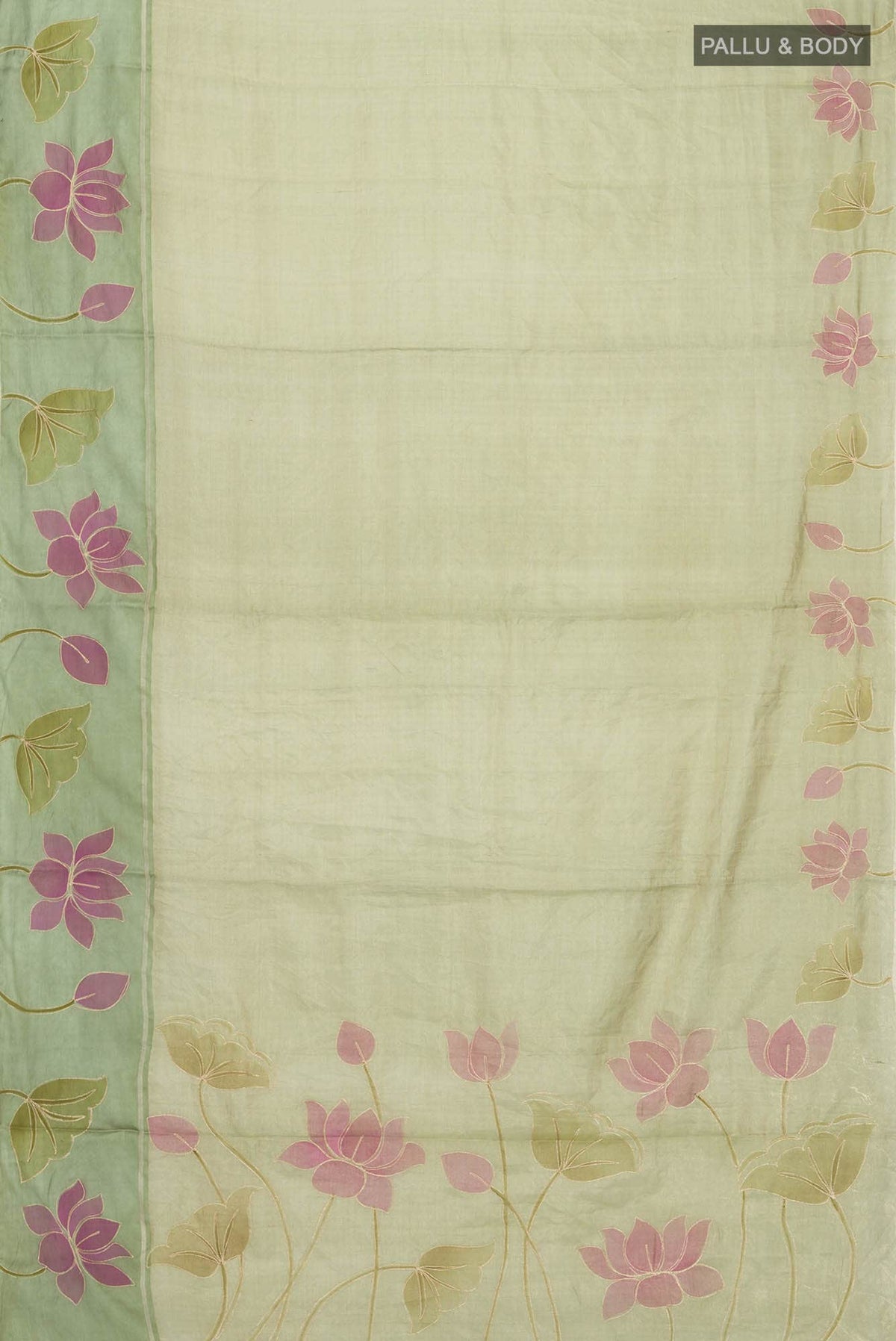 Sage Green Tissue Silk Saree