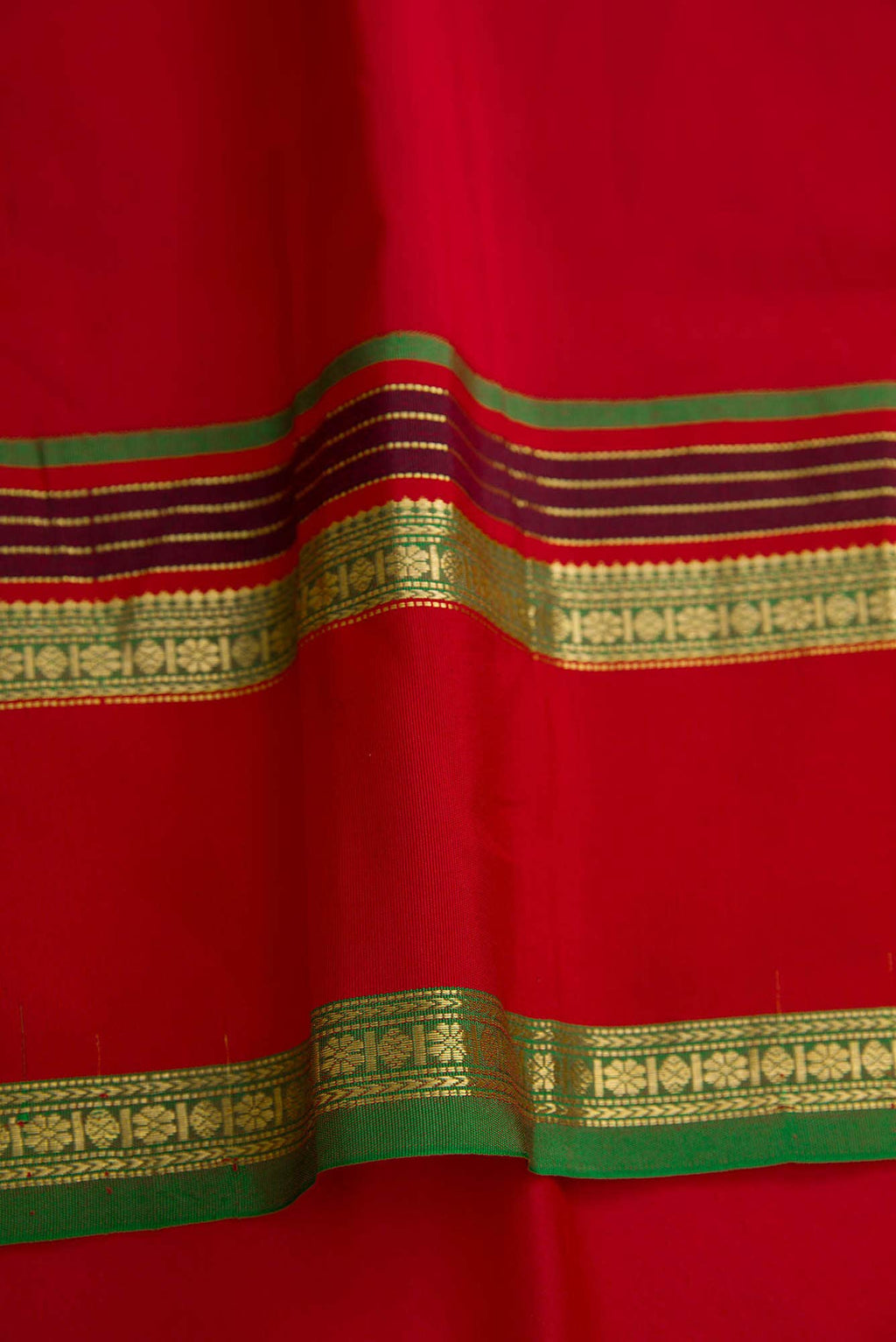 Beige Bangalore Silk Saree