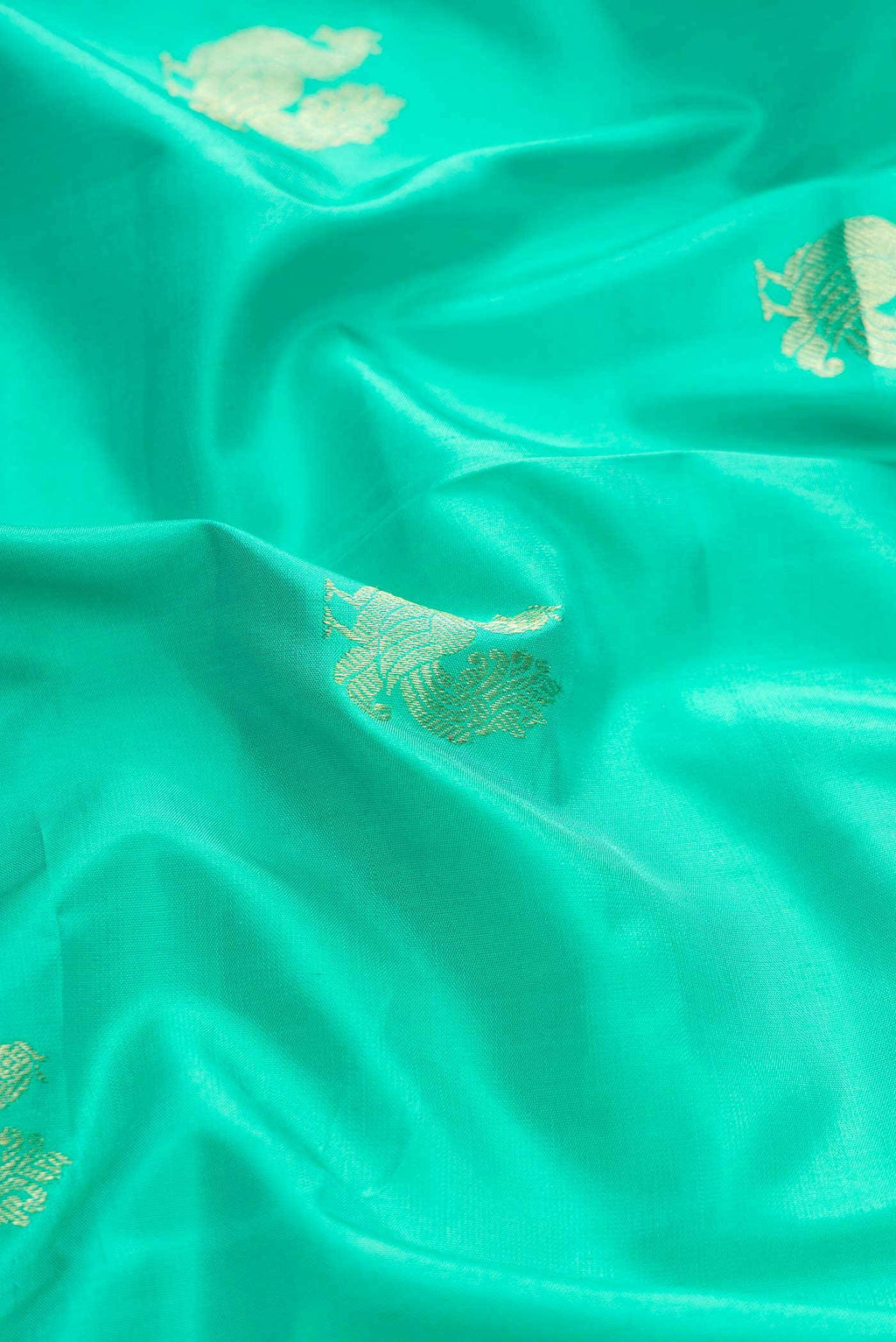 Sea Green Kanjivaram Silk Saree